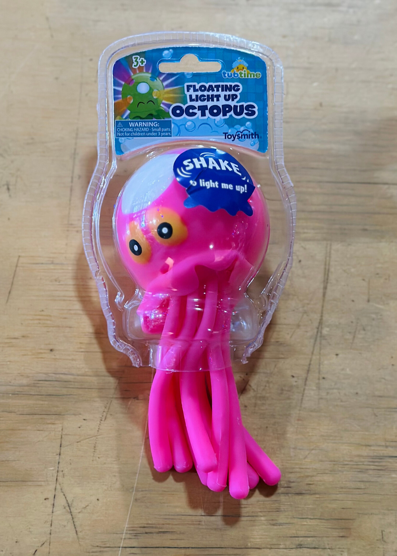 Toysmith Floating Light-Up Octopus (Pink)
