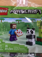 LEGO Lego minecraft Steve and baby panda