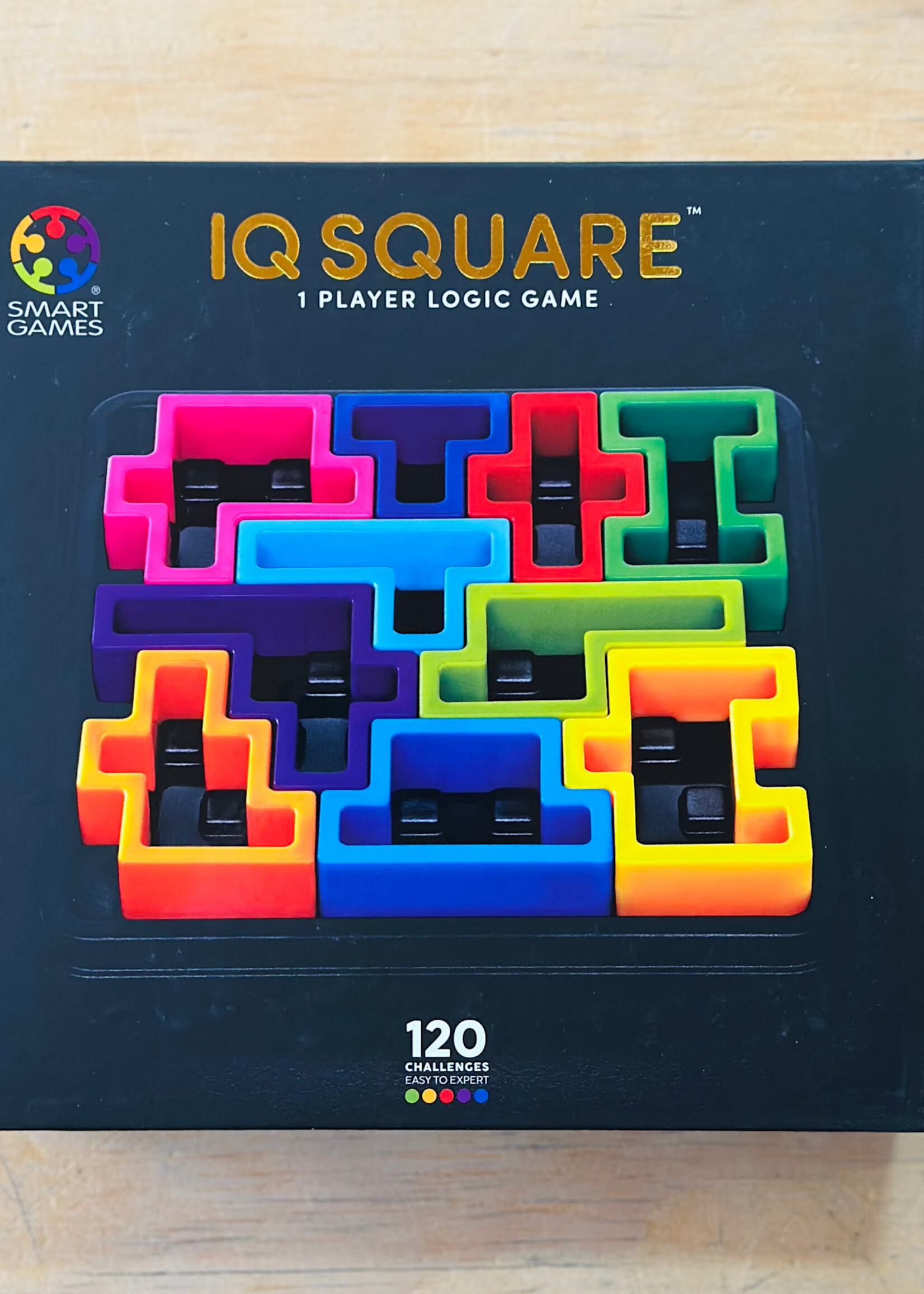 Smart Toys & Games Puzzle Game - IQ Square (Deluxe)