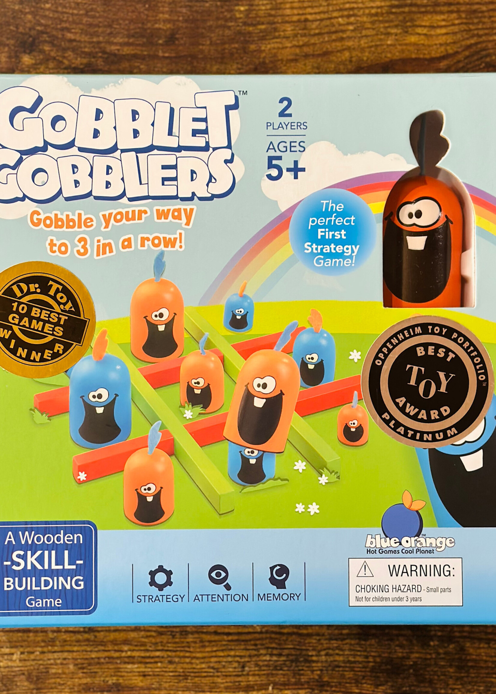 Blue Orange Games Game - Gobblet Gobblers (Wooden)