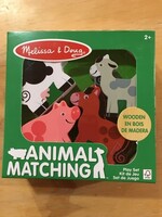 Melissa & Doug Wooden Animal Matching Farm