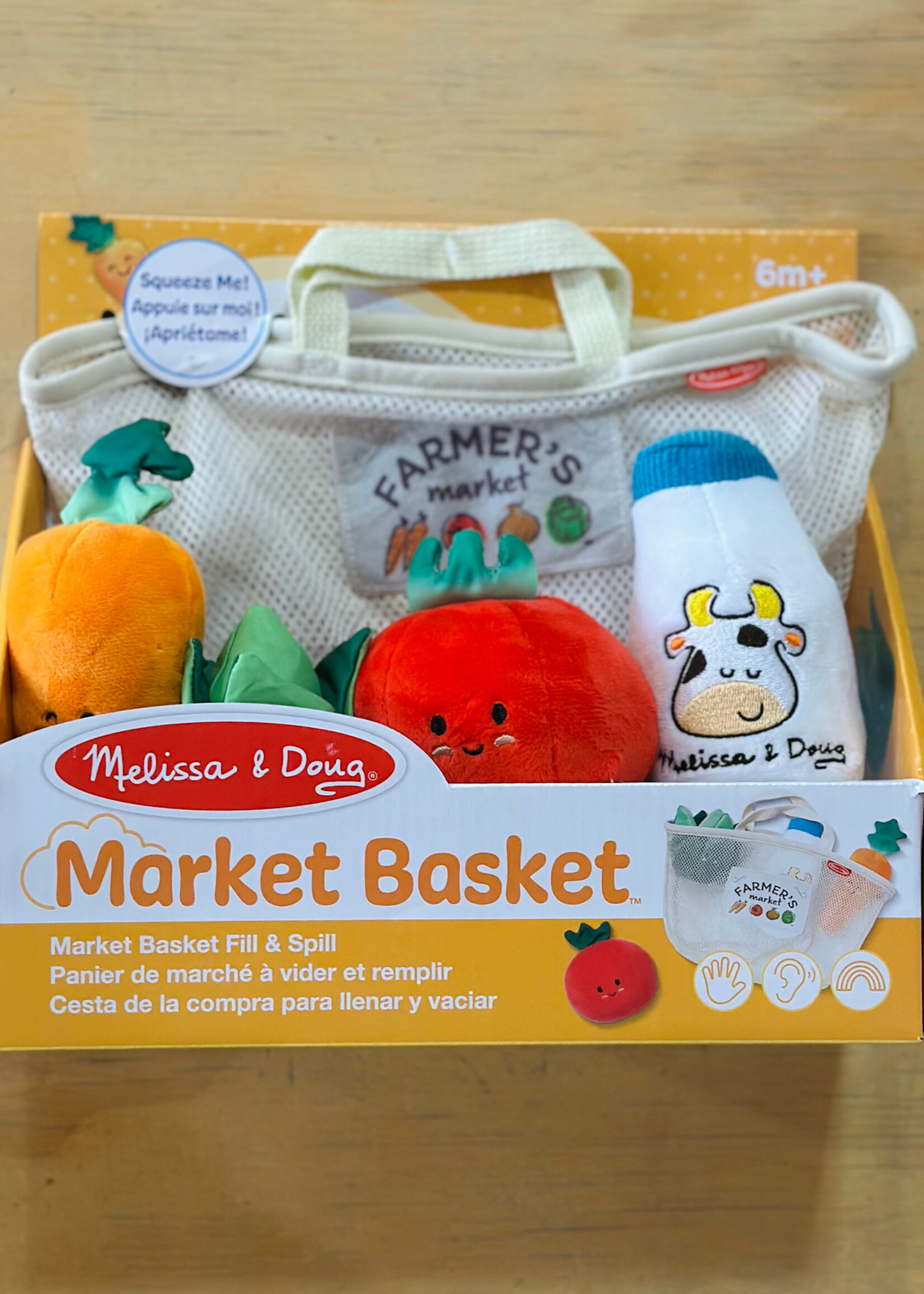Melissa & Doug Market Basket Fill & Spill