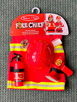 Melissa & Doug Fire Chief Role Play Costume Set
