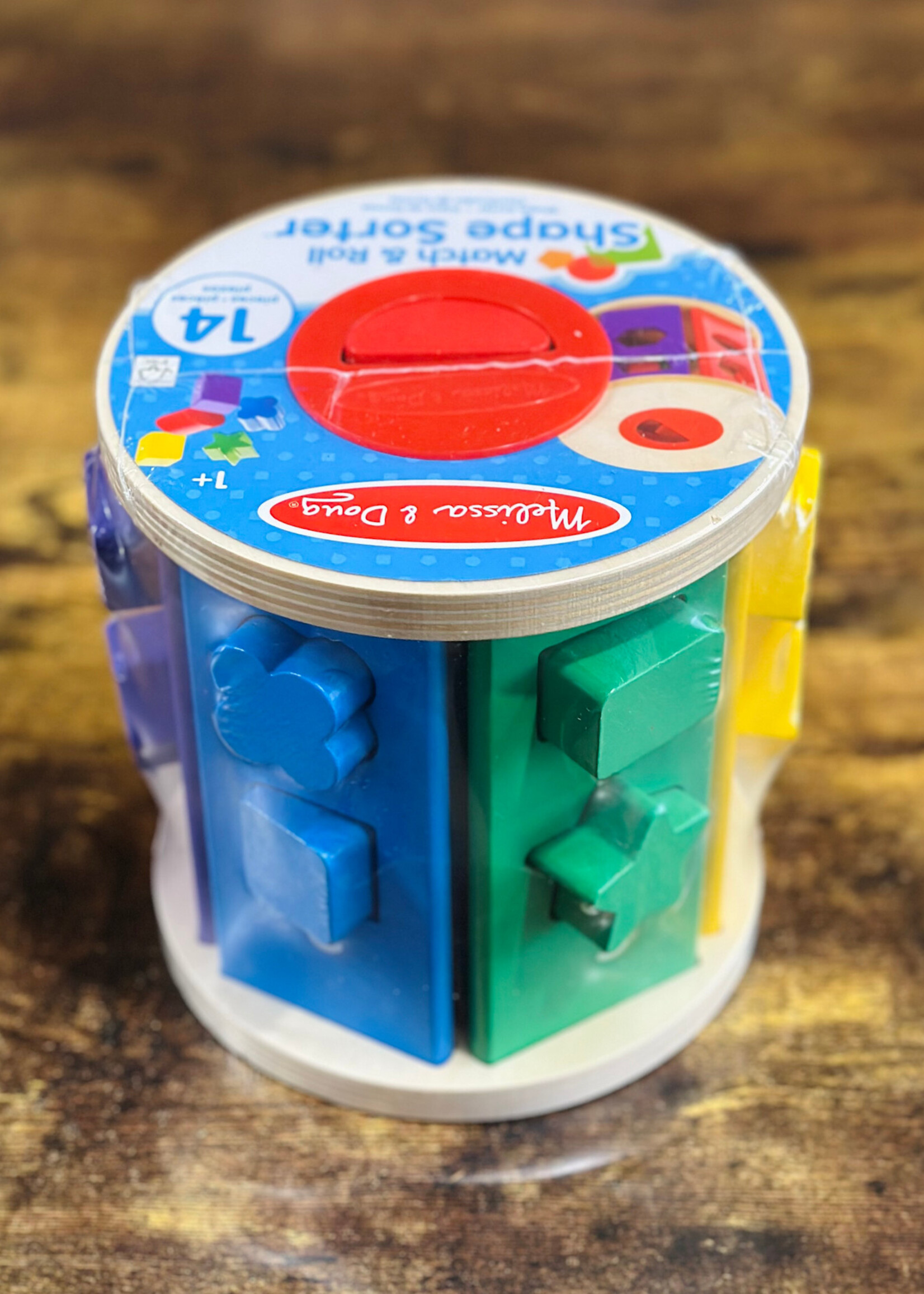Melissa & Doug Match & Roll Shape Sorter