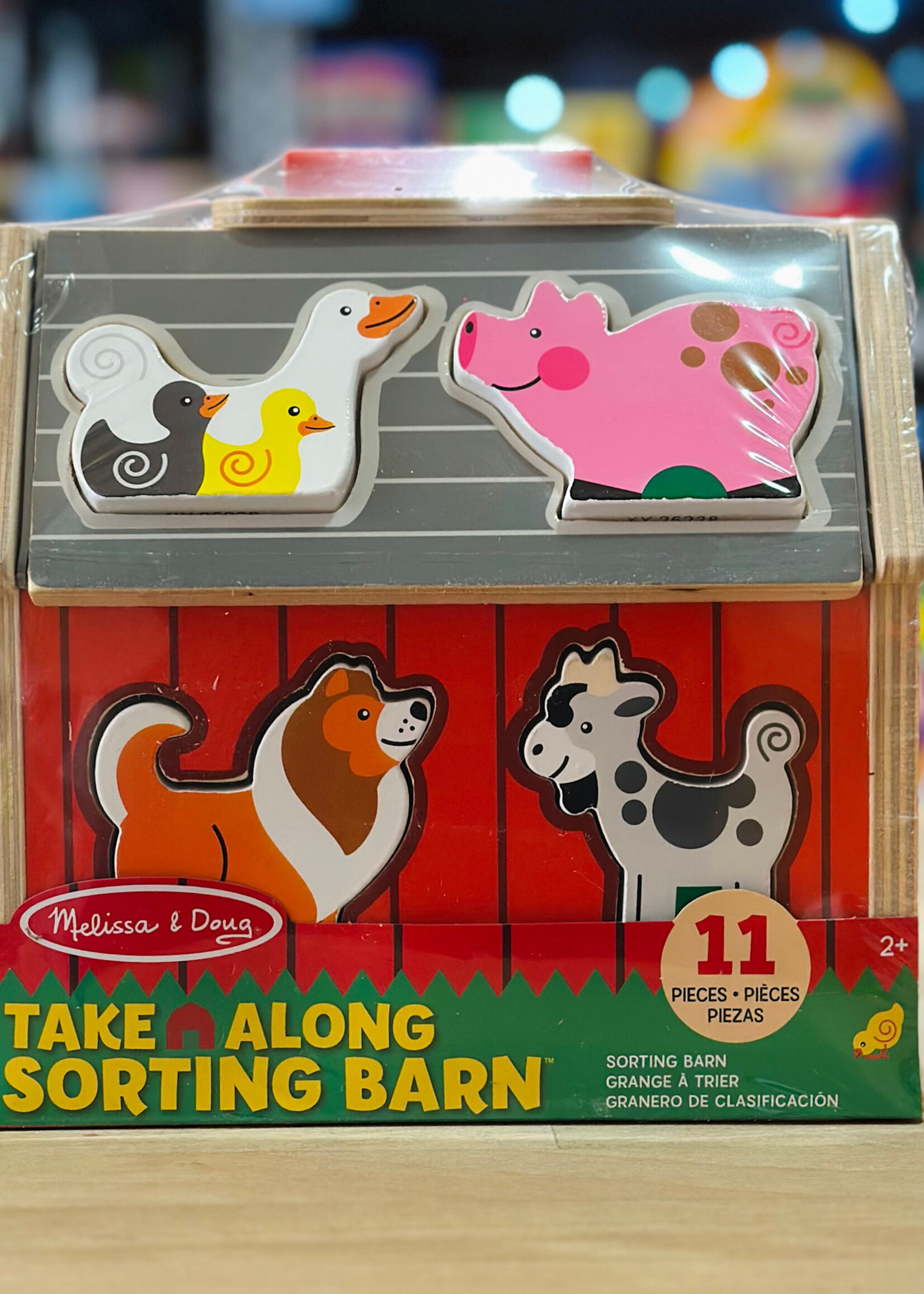 Melissa & Doug Take-Along Sorting Barn