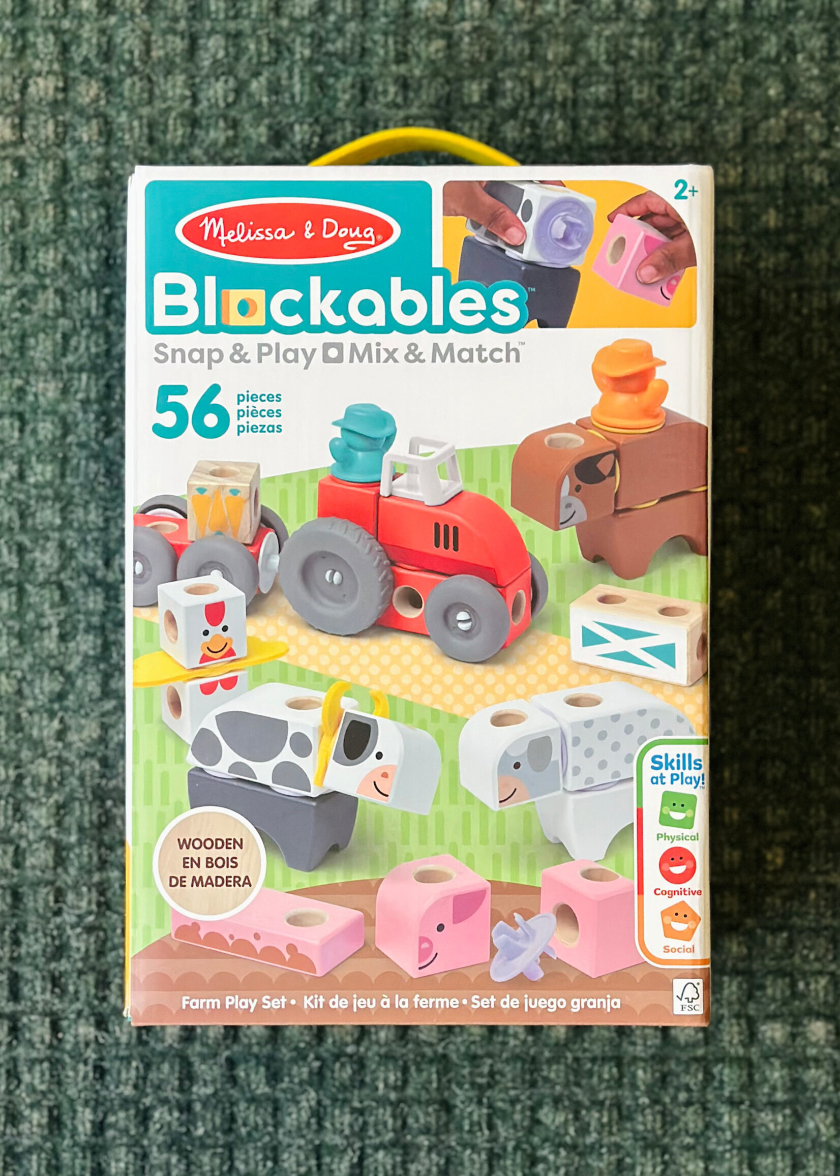 Melissa & Doug Blockables - Farm Play Set
