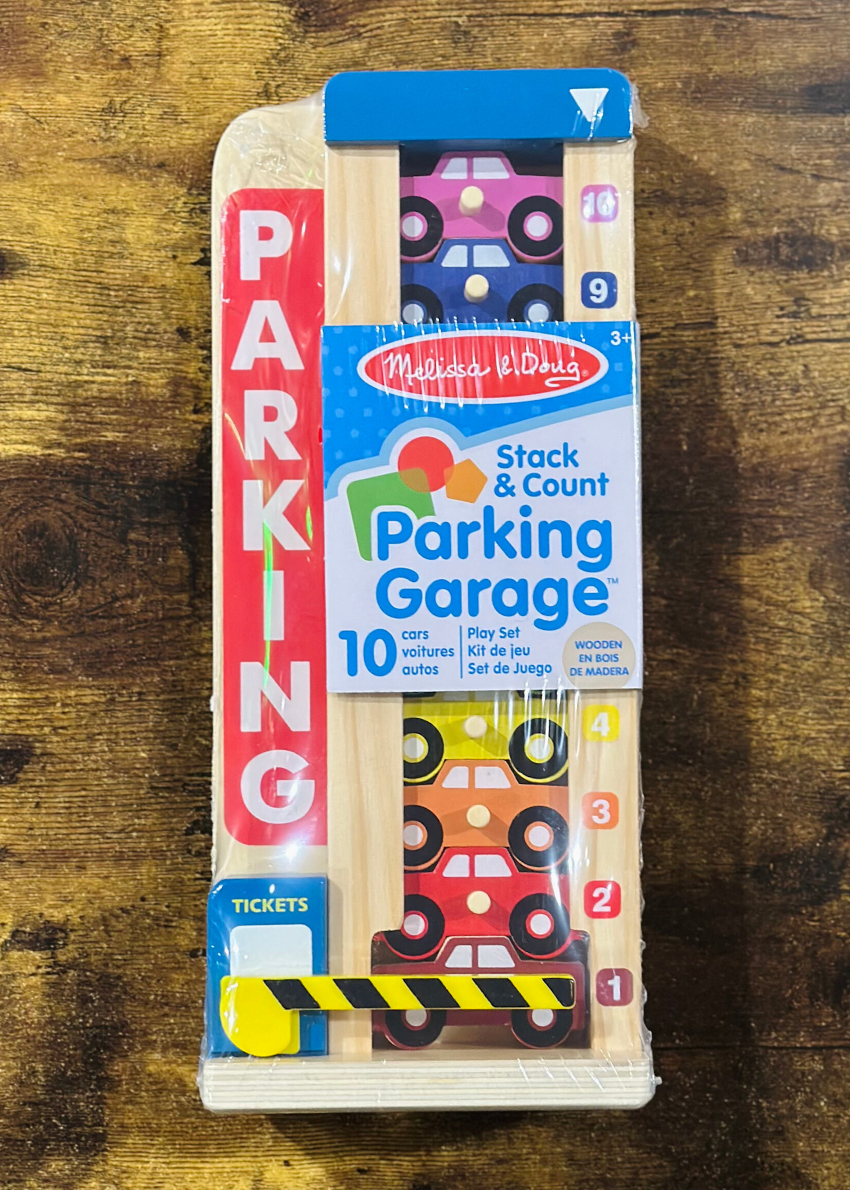 Melissa & Doug Stack & Count Parking Garage