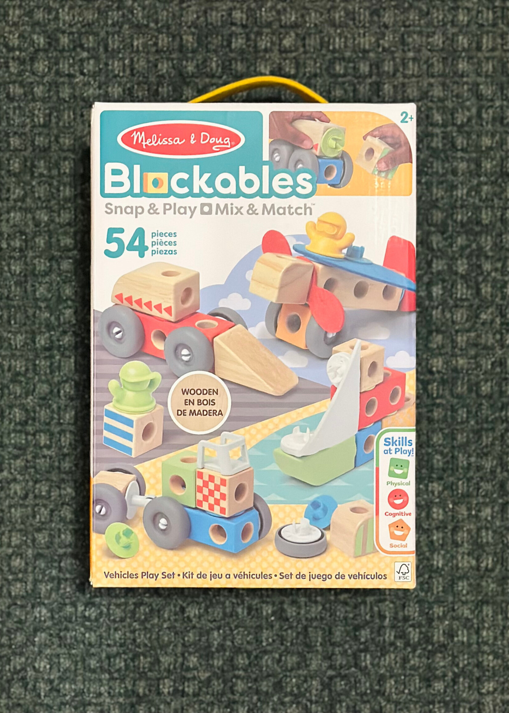 Melissa & Doug Blockables - Vehicles Play Set