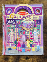 Melissa & Doug Deluxe Puffy Sticker Album - Day of Glamour