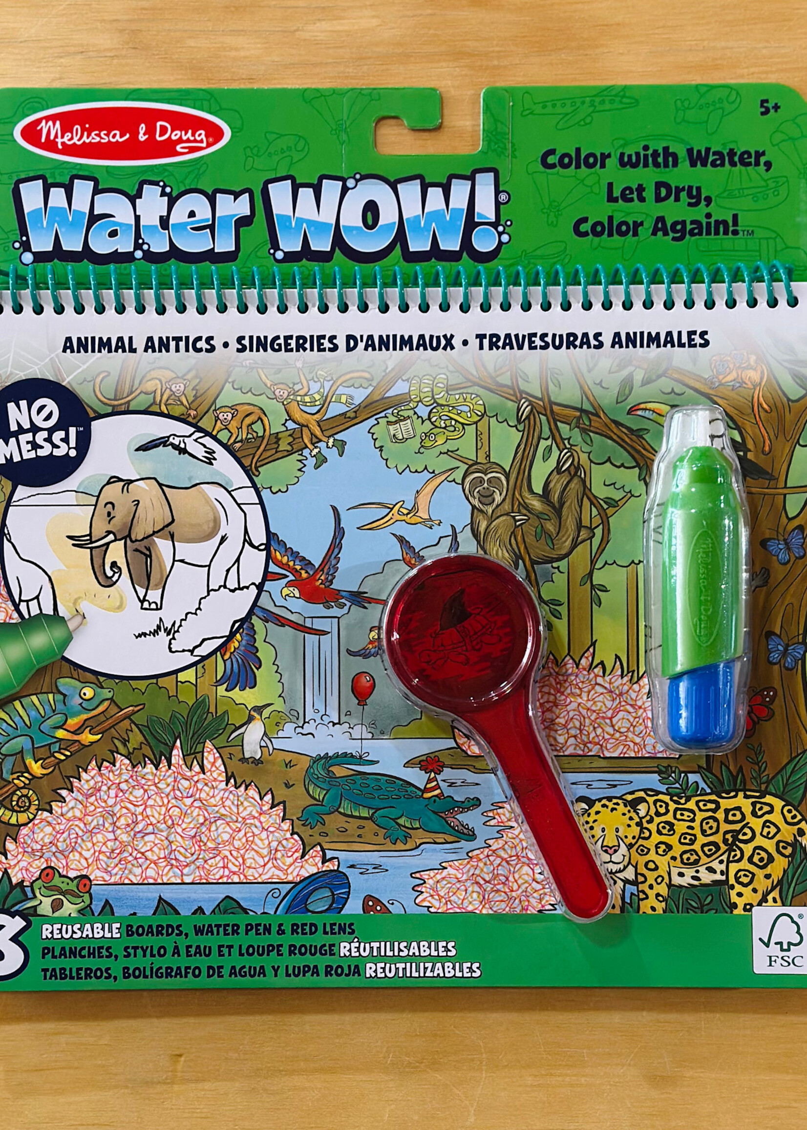 Melissa & Doug Water Wow! - Animals Antics Deluxe