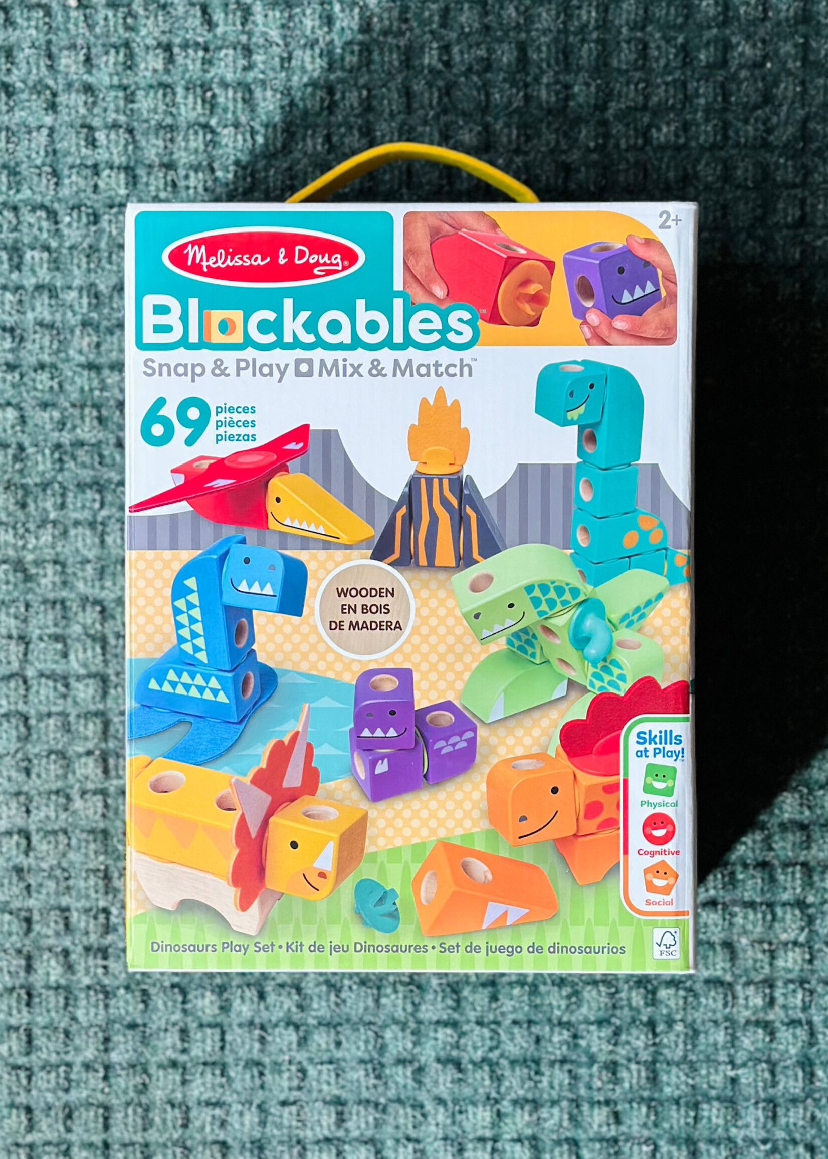 Melissa & Doug Blockables - Dinosaurs Play Set
