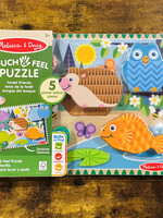Melissa & Doug Puzzle - Touch & Feel Forest Friends