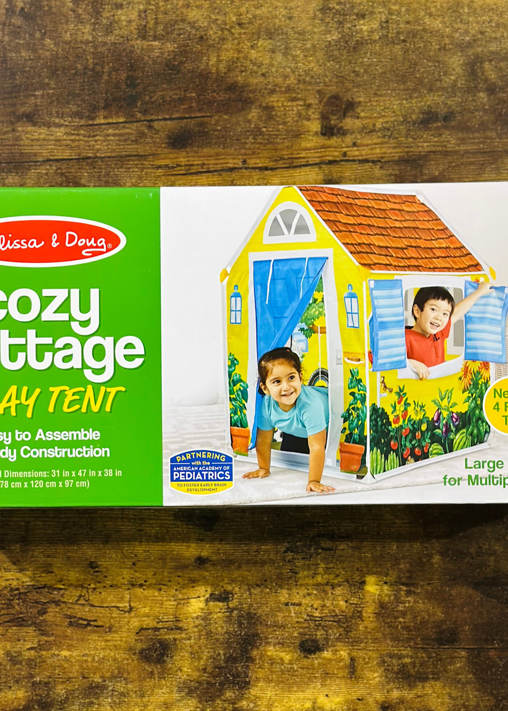 Melissa & Doug Cozy Cottage Play Tent