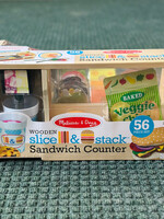 Melissa & Doug Slice & Stack Sandwich Counter