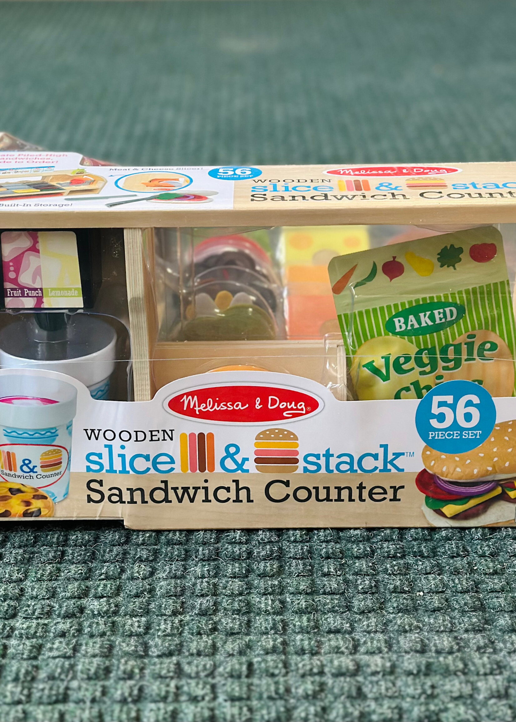 Melissa & Doug Slice & Stack Sandwich Counter