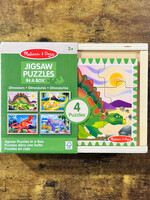 Melissa & Doug Puzzle - Dinosaur Puzzles in a Box