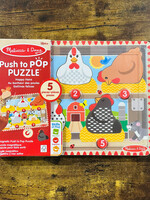 Melissa & Doug Puzzle - Push to Pop Happy Hens