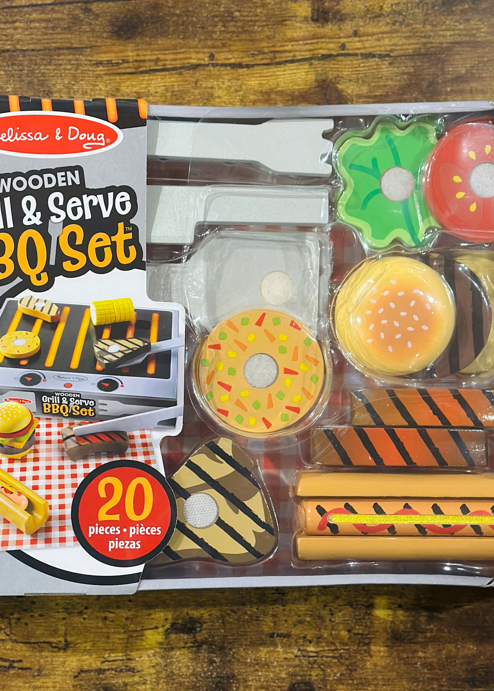Melissa & Doug Grill & Serve BBQ Set