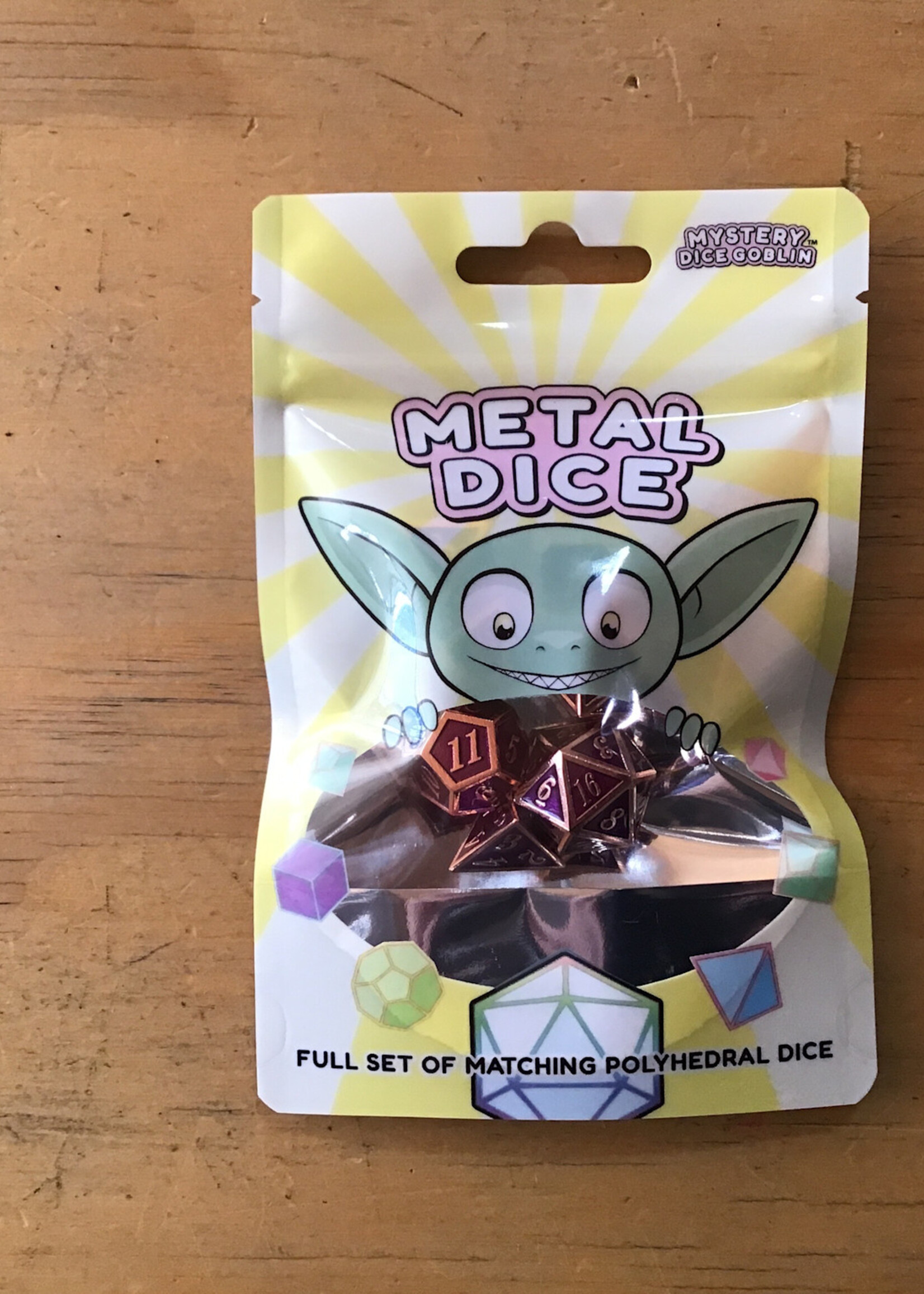 mystery dice goblin Mystery Dice Goblin - Metal Dice