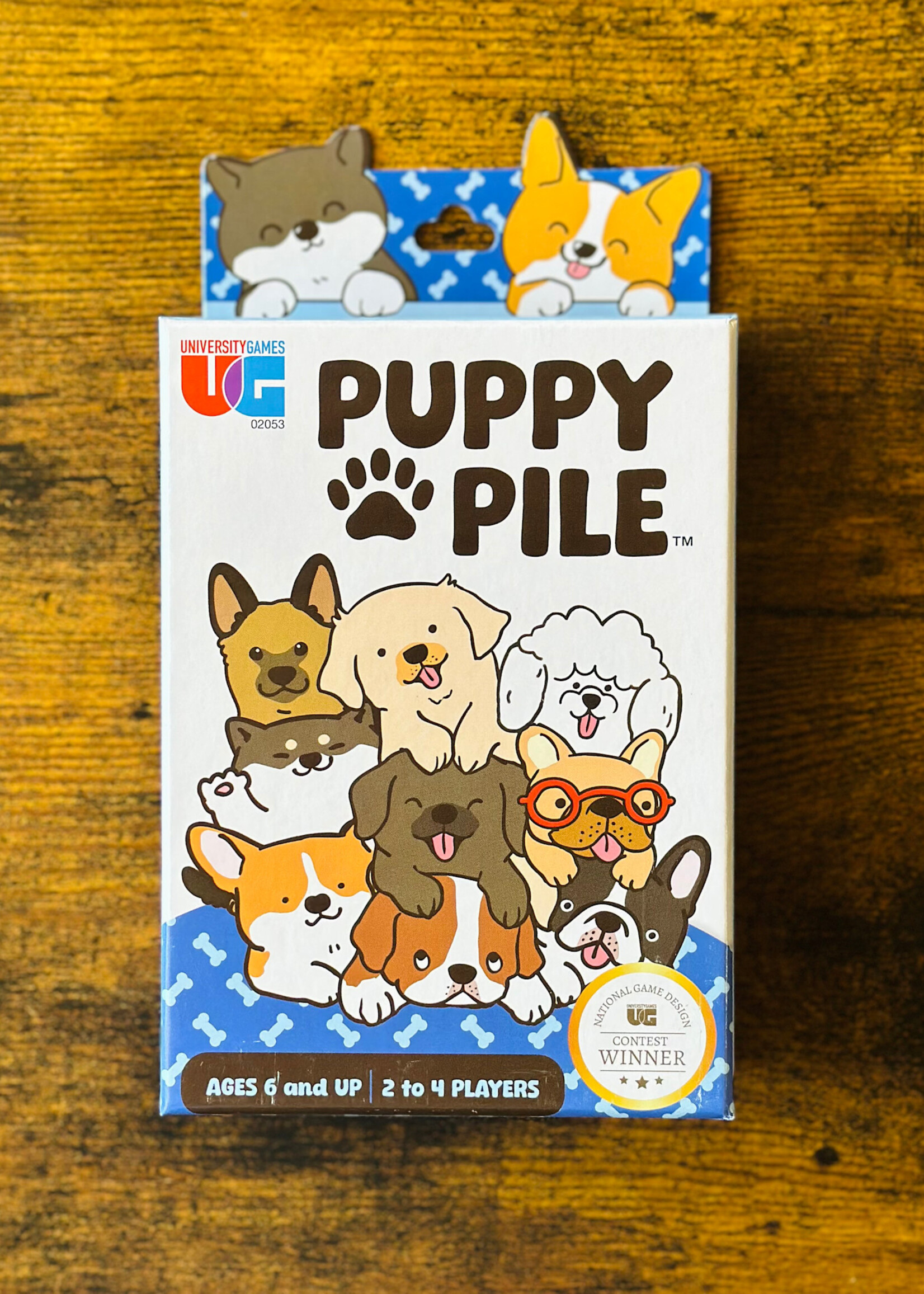 University Games Card Game - Puppy Pile