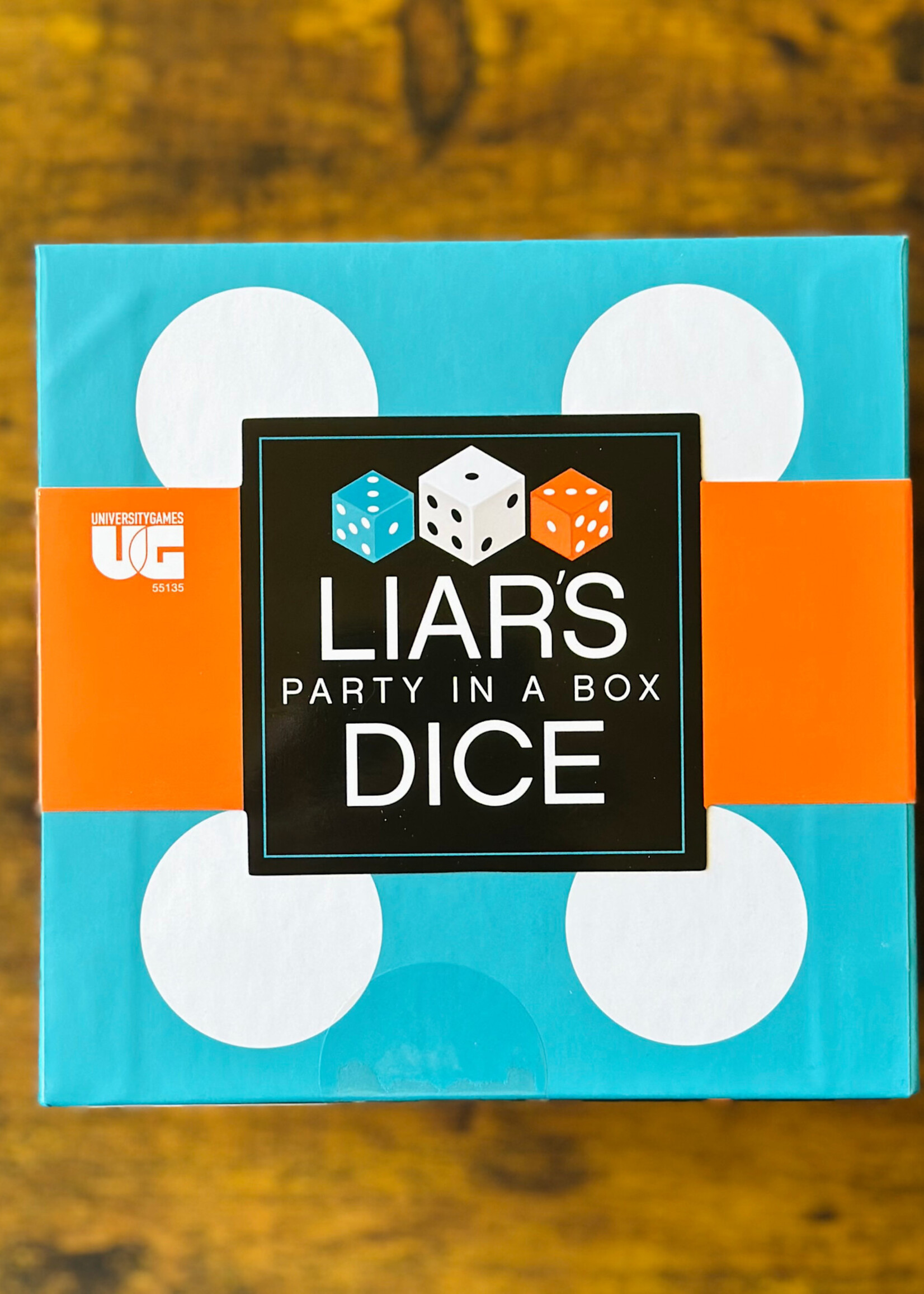 University Games Dice Game - Liars Dice (Party in a Box)