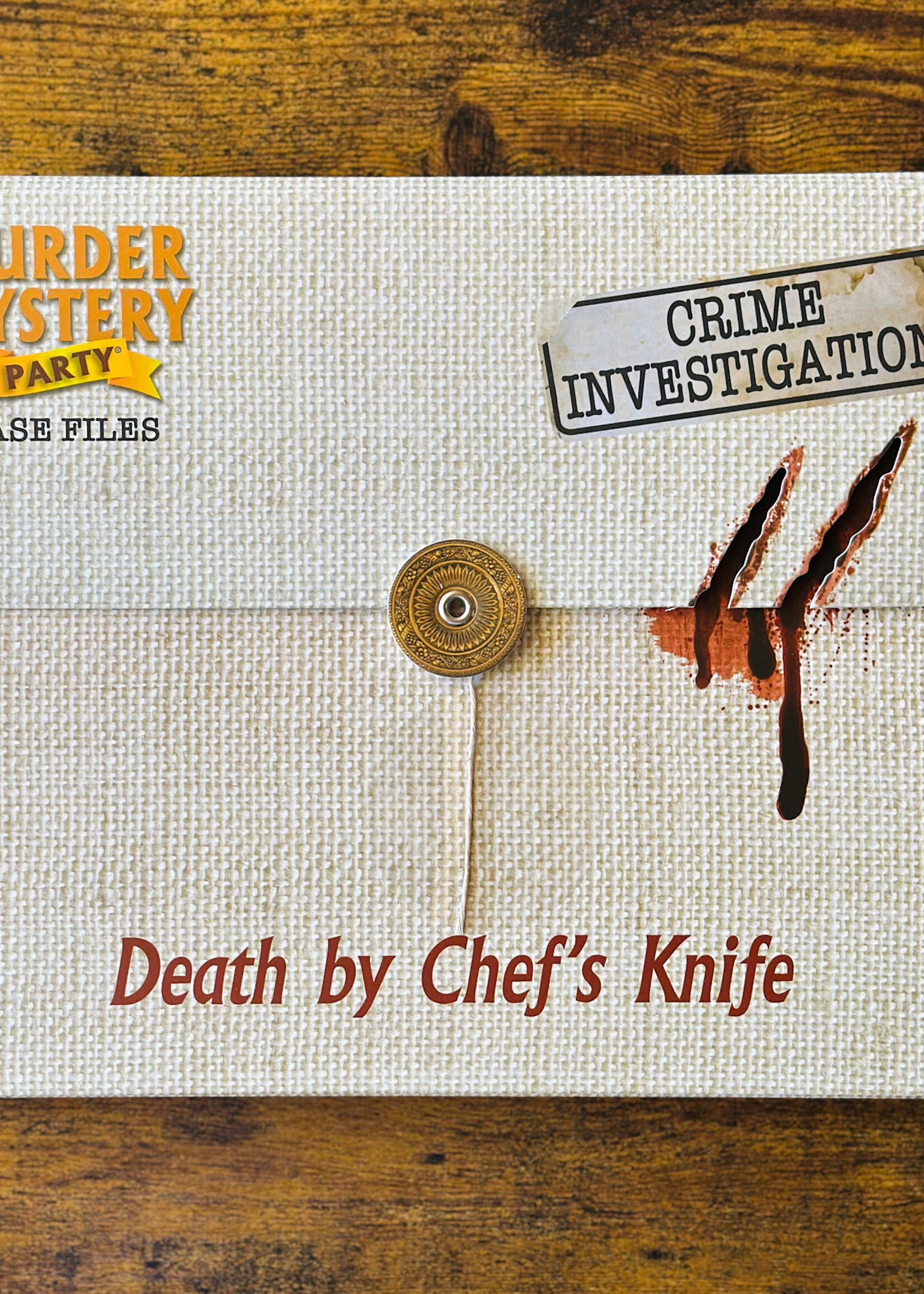 University Games Murder Mystery - Death by Chef’s Knife (Case Files)