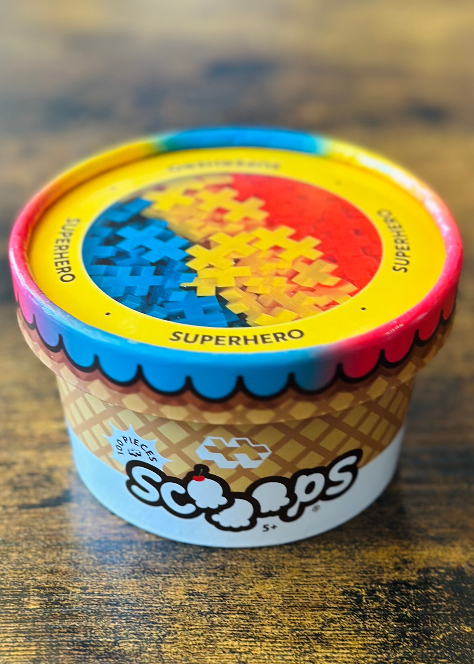 Plus-Plus Scooops - 100 Pc. Superhero