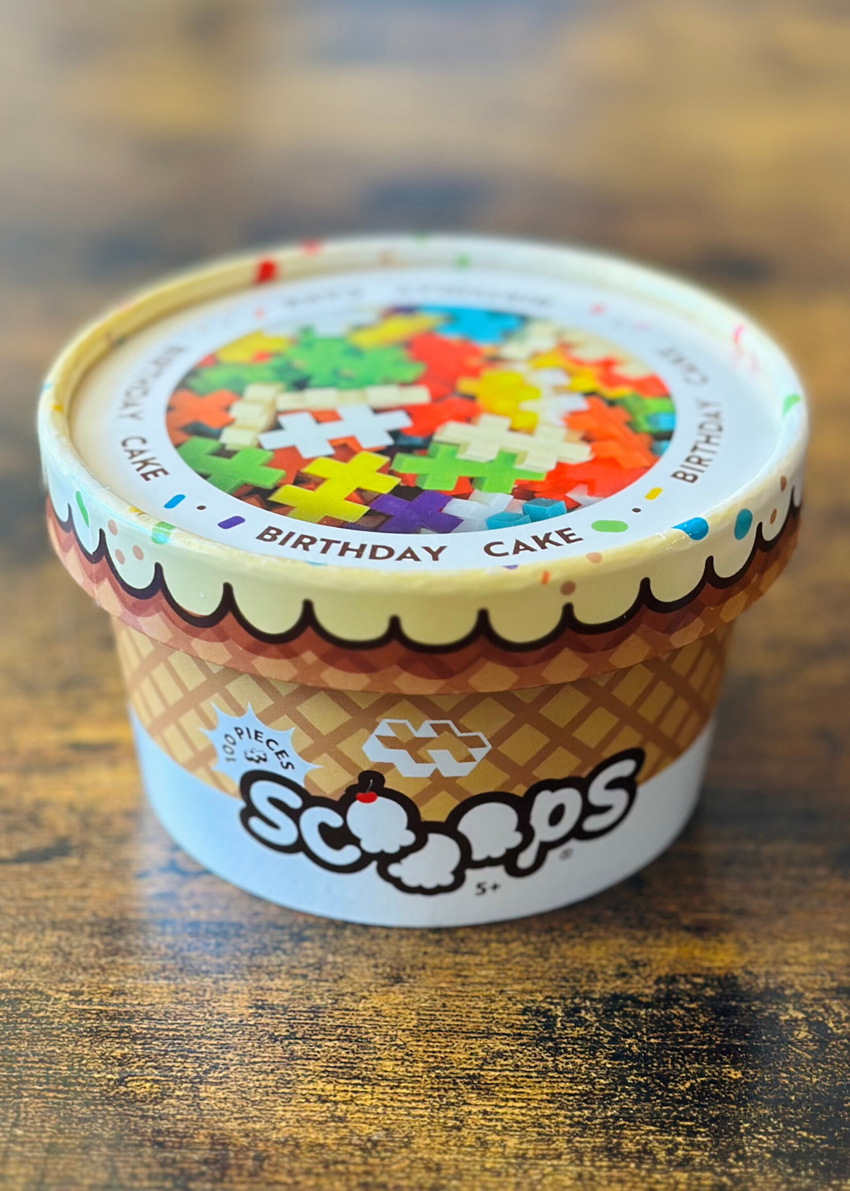 Plus-Plus Scooops - 100 Pc. Birthday Cake
