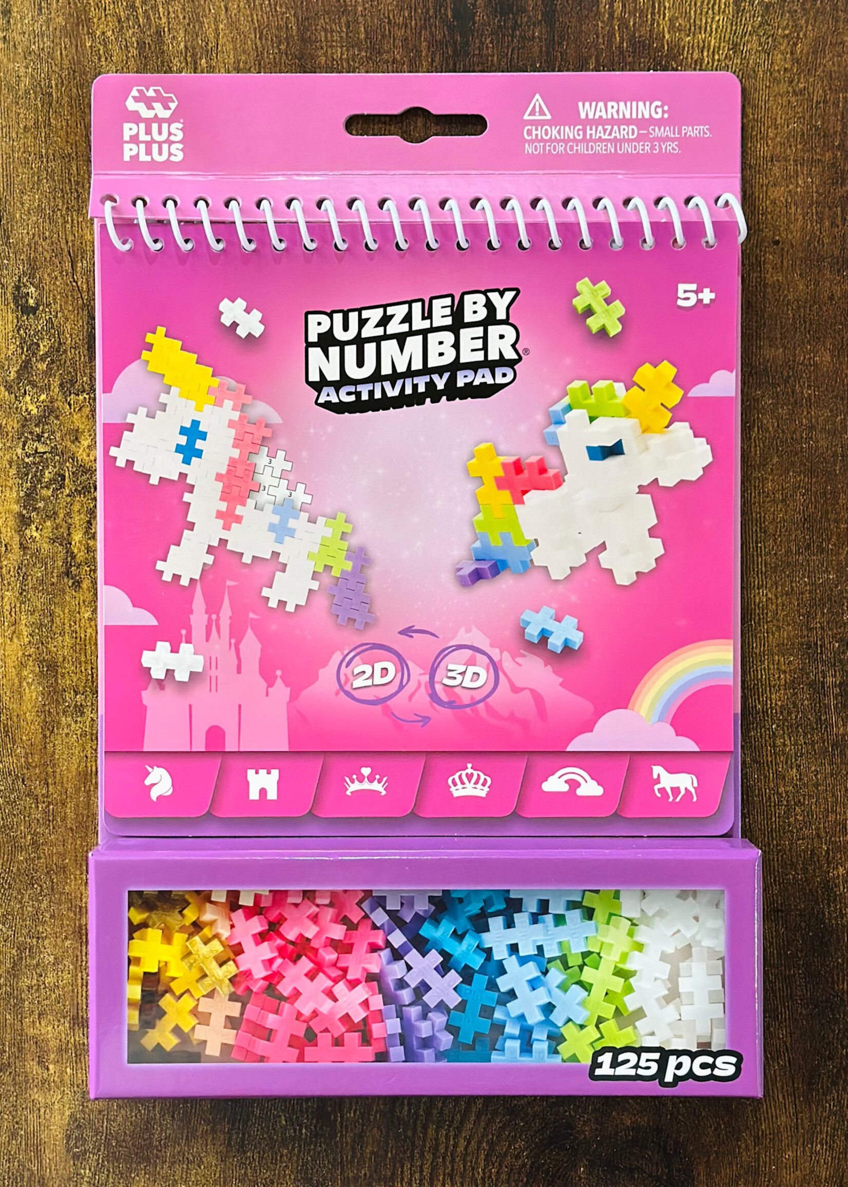 Plus-Plus Puzzle by Number - 125 Pc. Fairytale (Activity Pad)