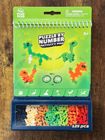 Plus-Plus Puzzle by Number - 125 Pc. Dinosaurs (Activity Pad)