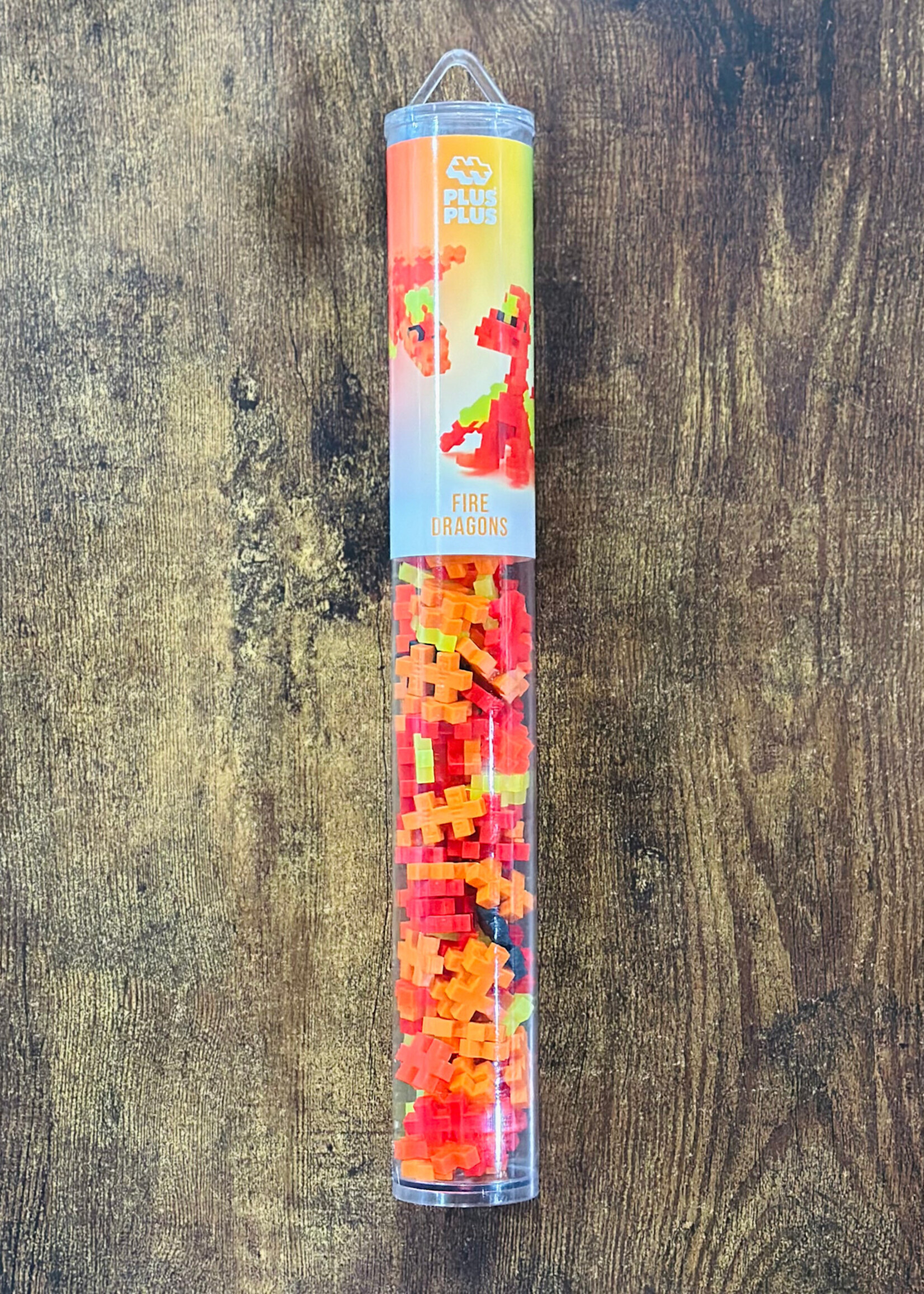 Plus-Plus Plus-Plus Tube - Fire Dragons