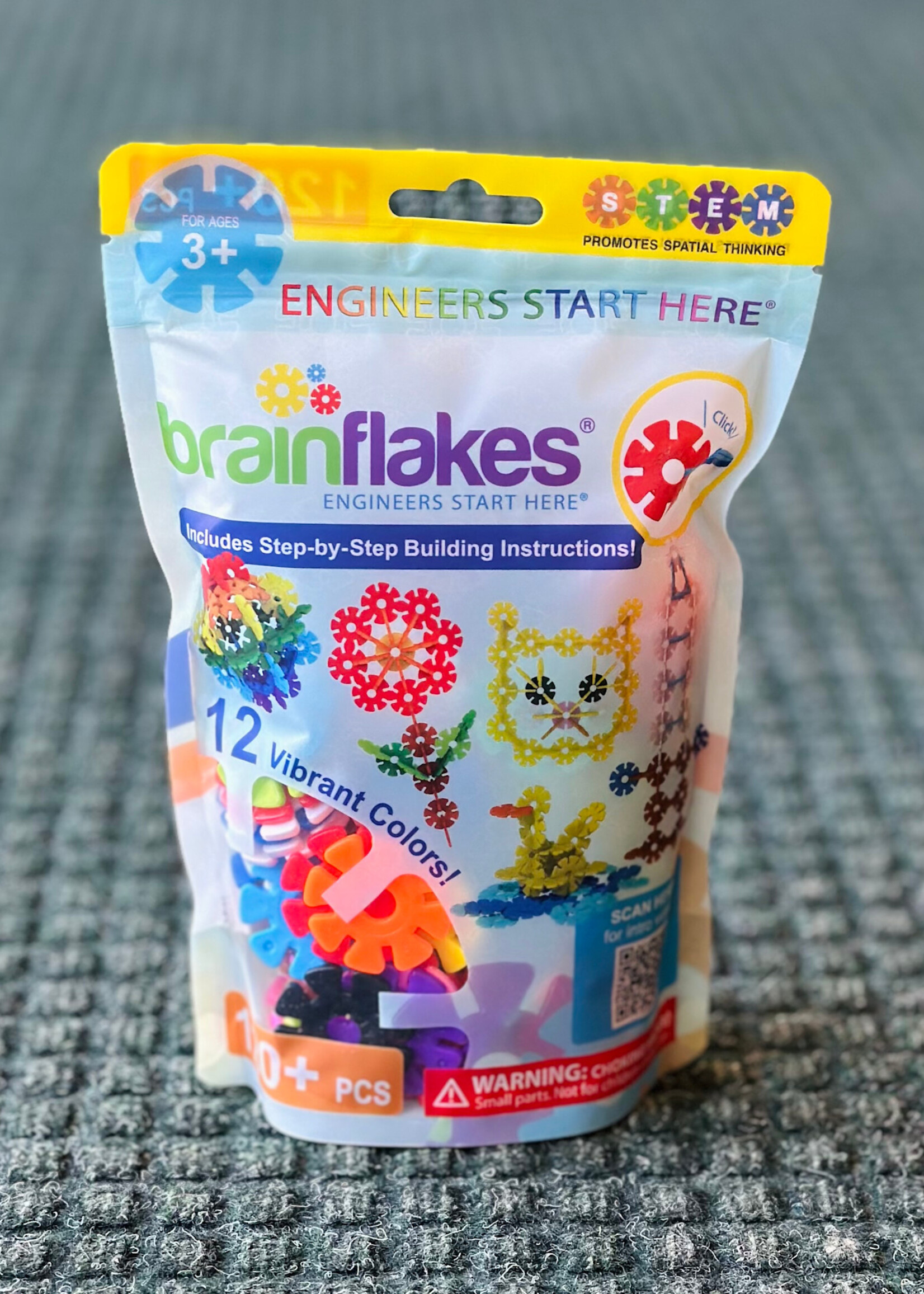 Tiger Hart Toys BrainFlakes - 120 Pc. Multicolor Starter Set