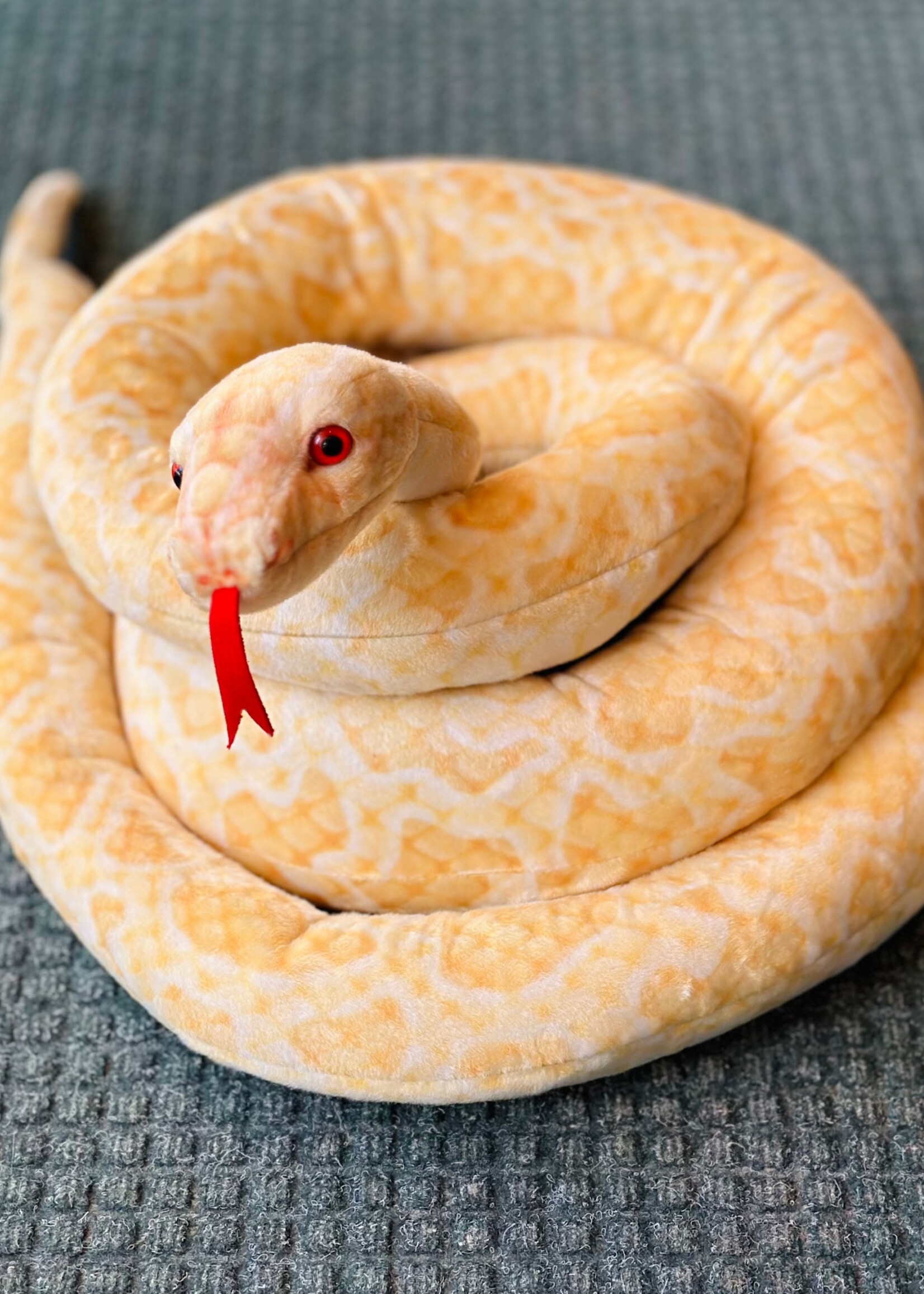 Tiger Hart Toys Stuffy - 100” Alba the Albino Burmese Python