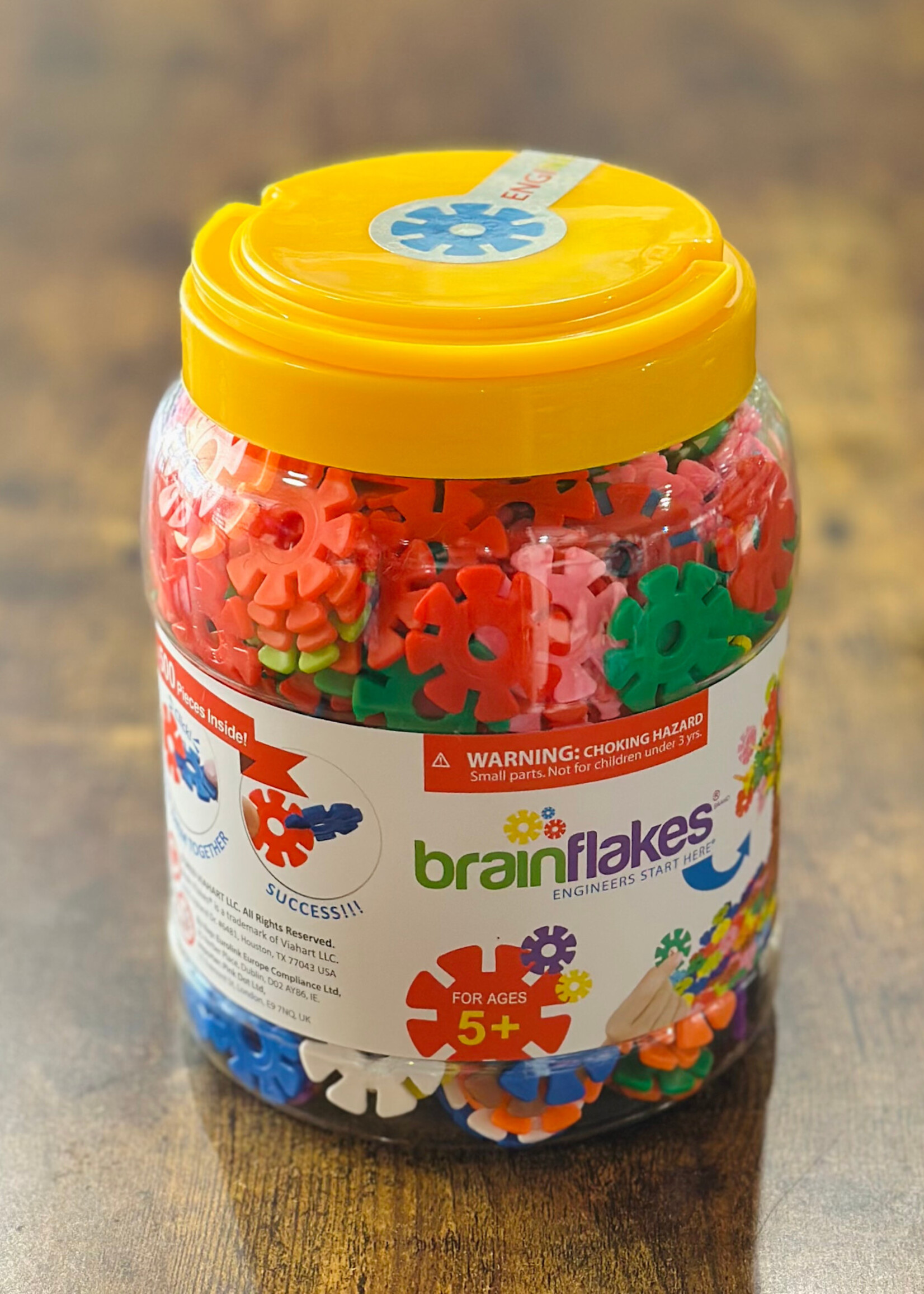 Tiger Hart Toys BrainFlakes - 500 Pc. Interlocking Plastic Disc Set