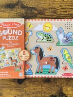 Melissa & Doug Puzzle - Sound: Pets 8 Pc.