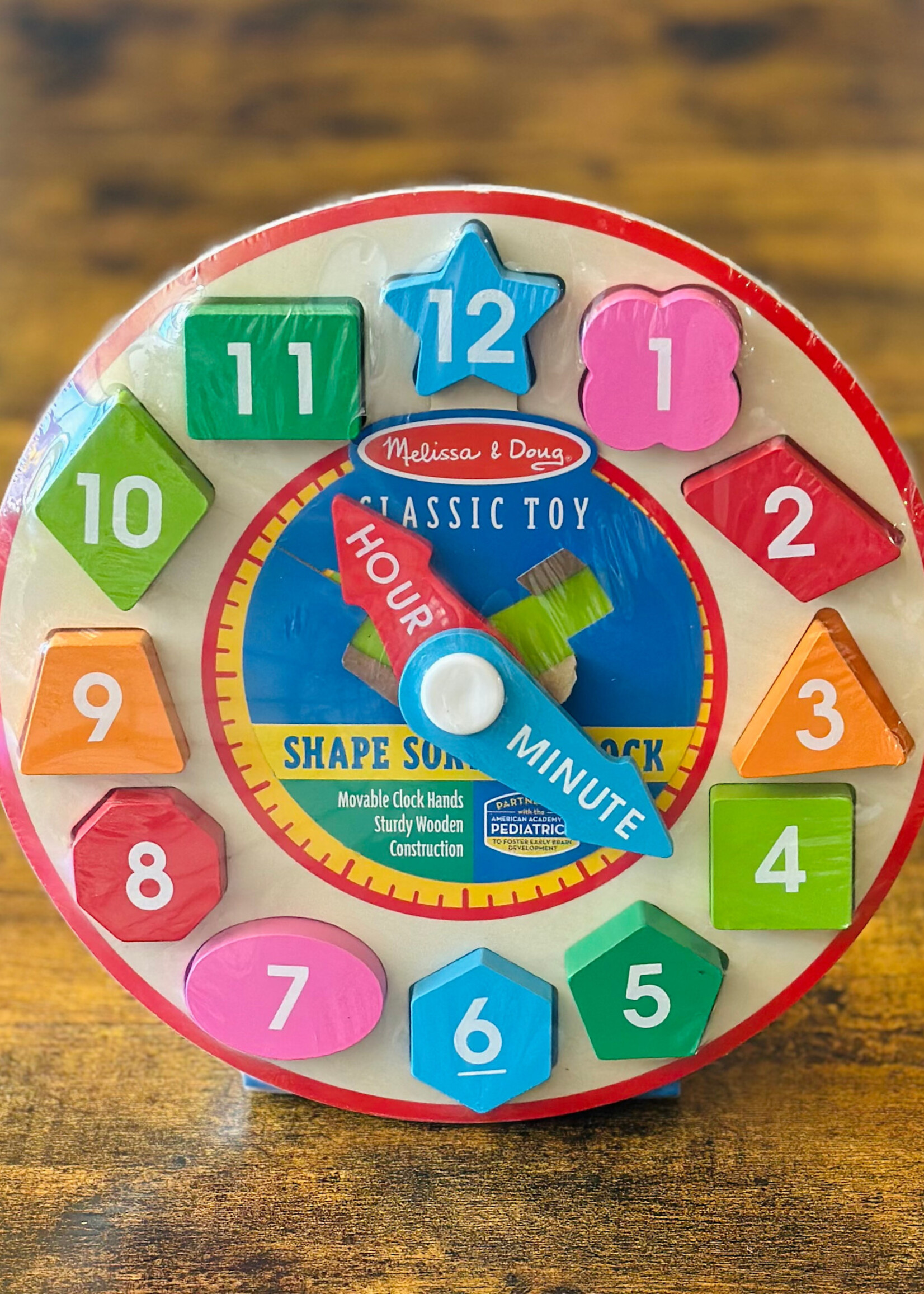 Melissa & Doug Shape Sorting Clock