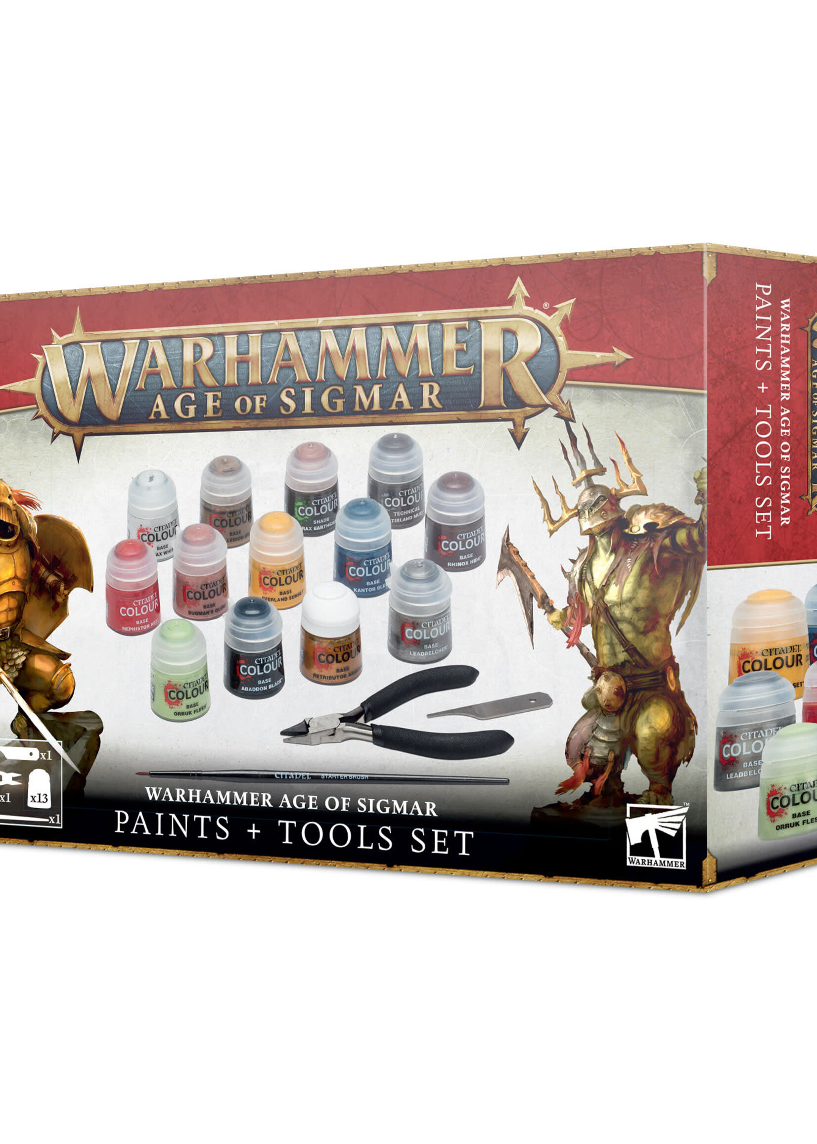 Warhammer Paints + Tools Set (AOS)