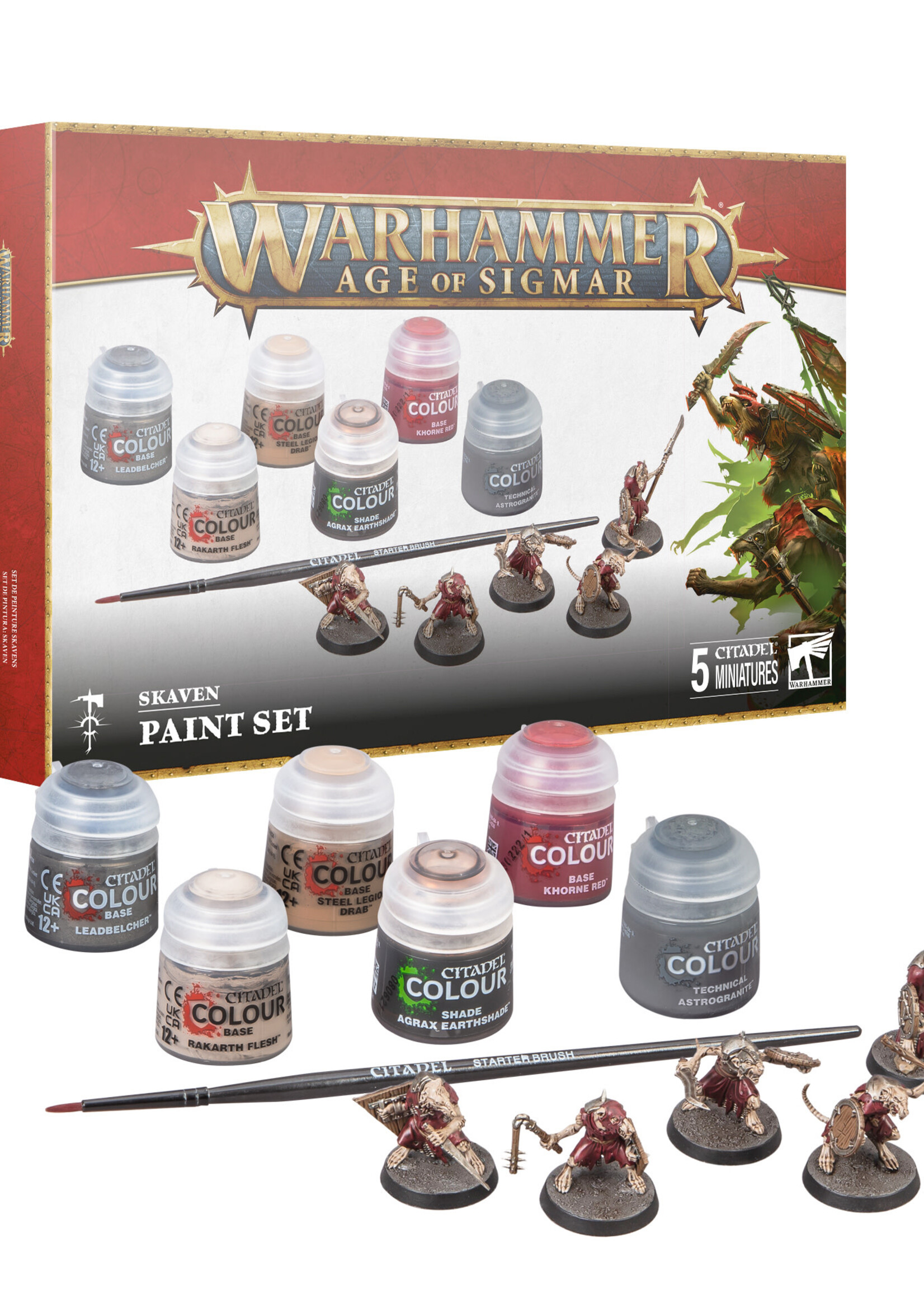 Warhammer Skaven Paint Set
