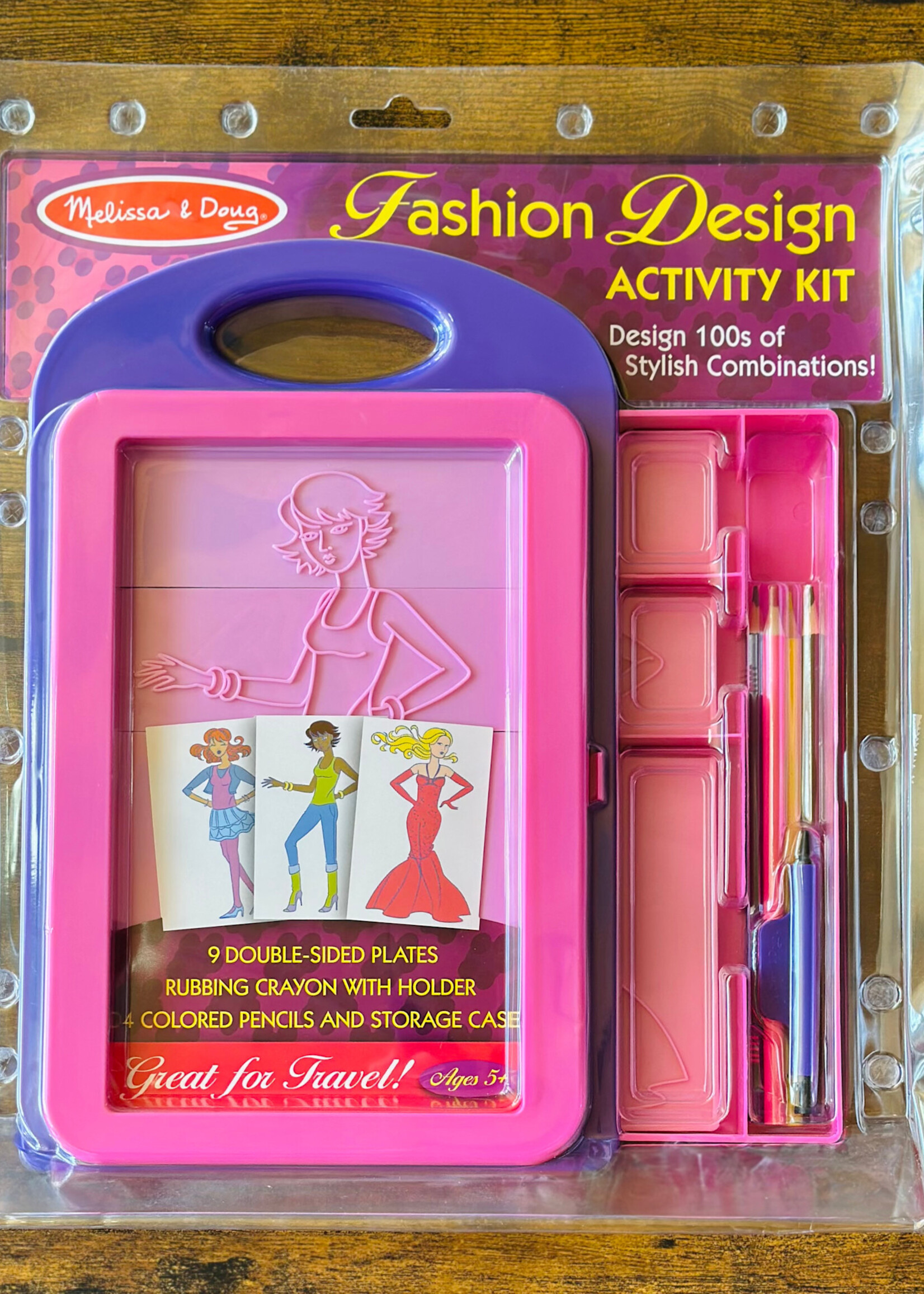 Melissa & Doug Fashion Design Activity Kit