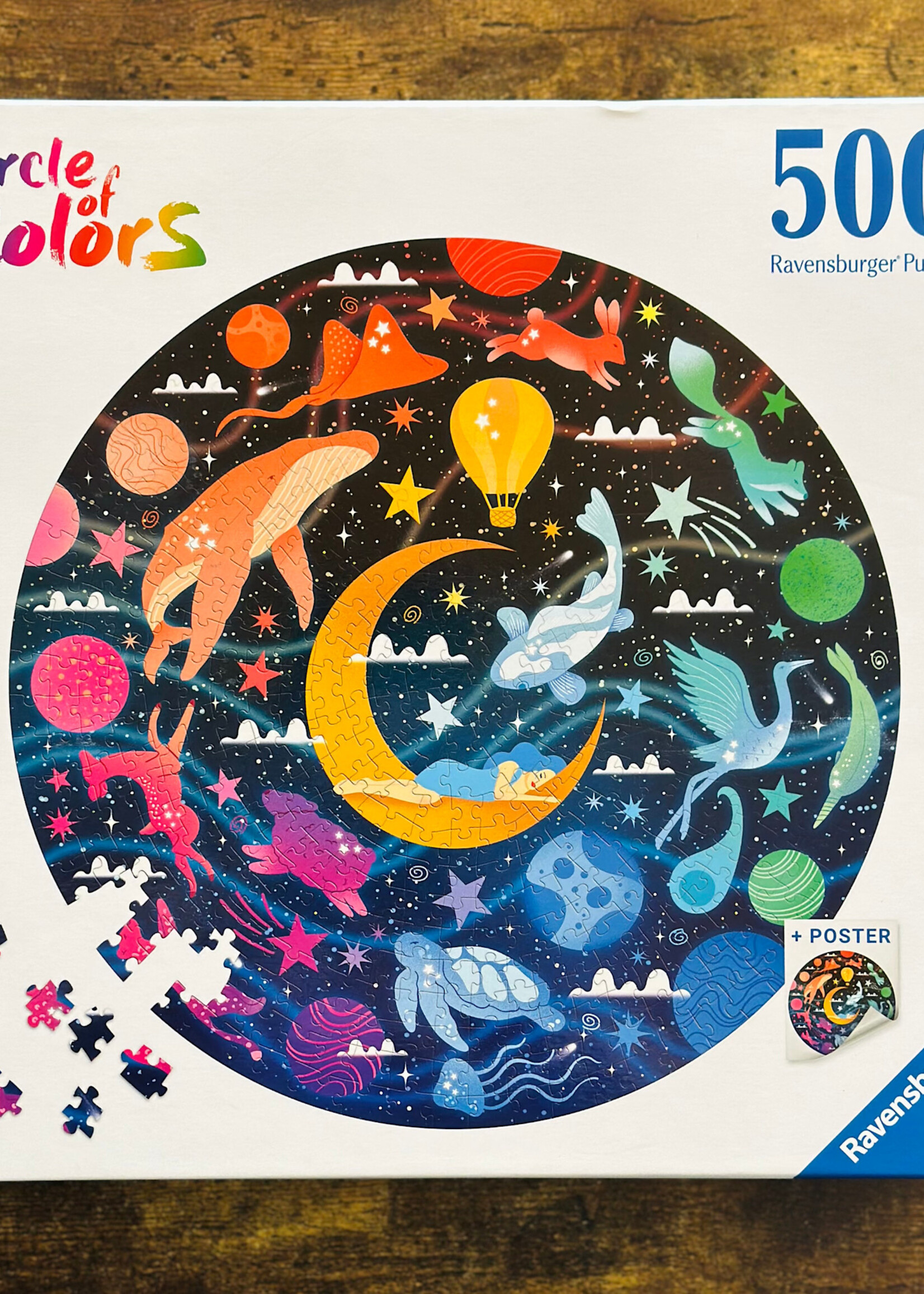 Ravensburger Puzzle - Circle of Colors: Dreams 500 Pc. (Round)