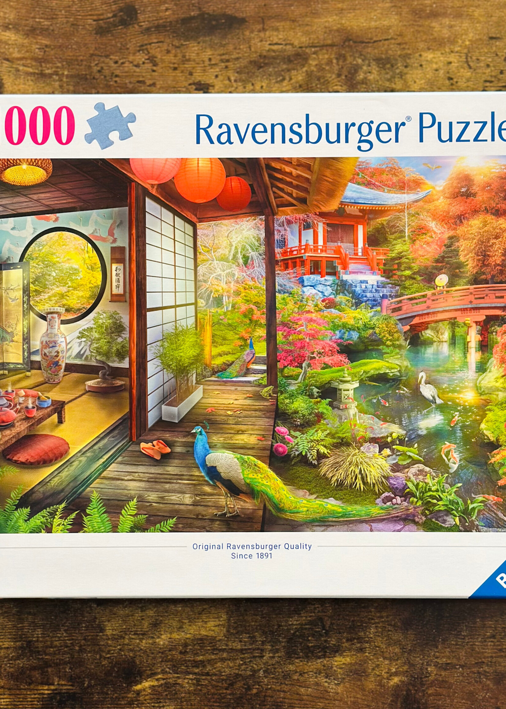 Ravensburger Puzzle - Japanese Garden Teahouse 1000 Pc.
