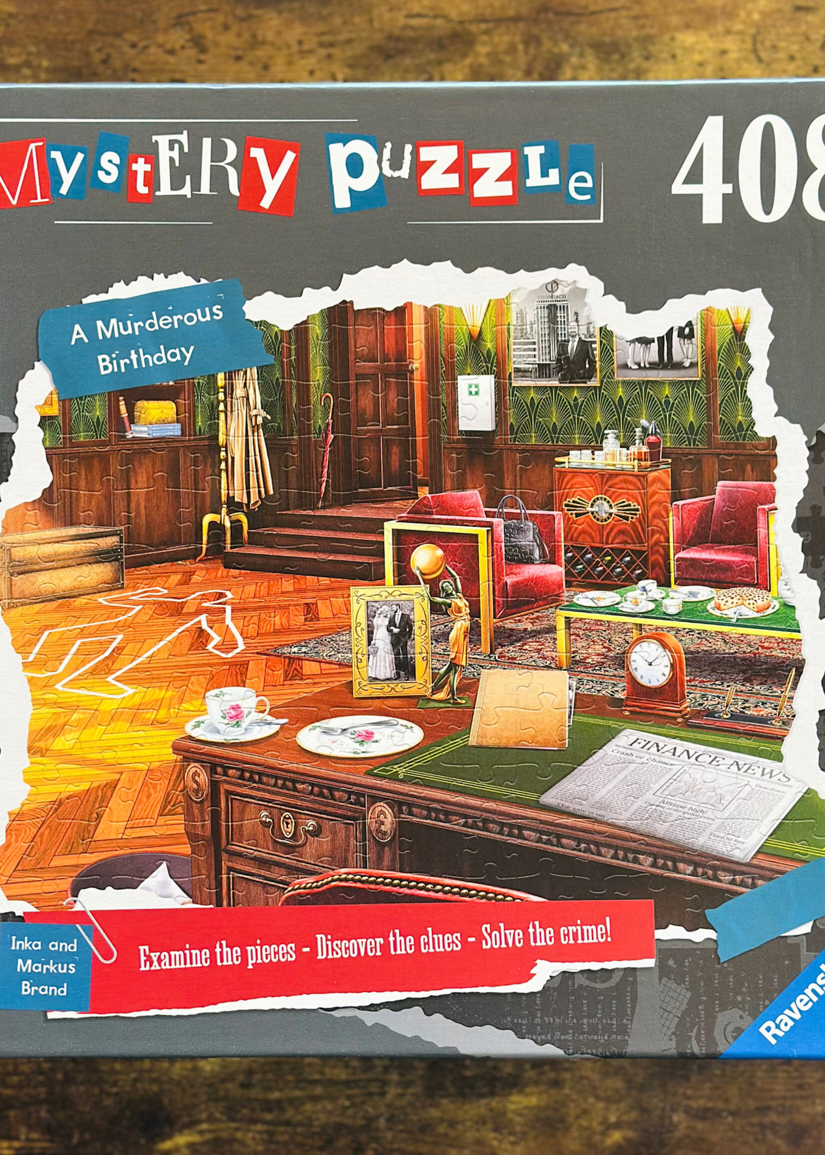 Ravensburger Puzzle - A Murderous Birthday (Mystery Puzzle) 408 Pc.
