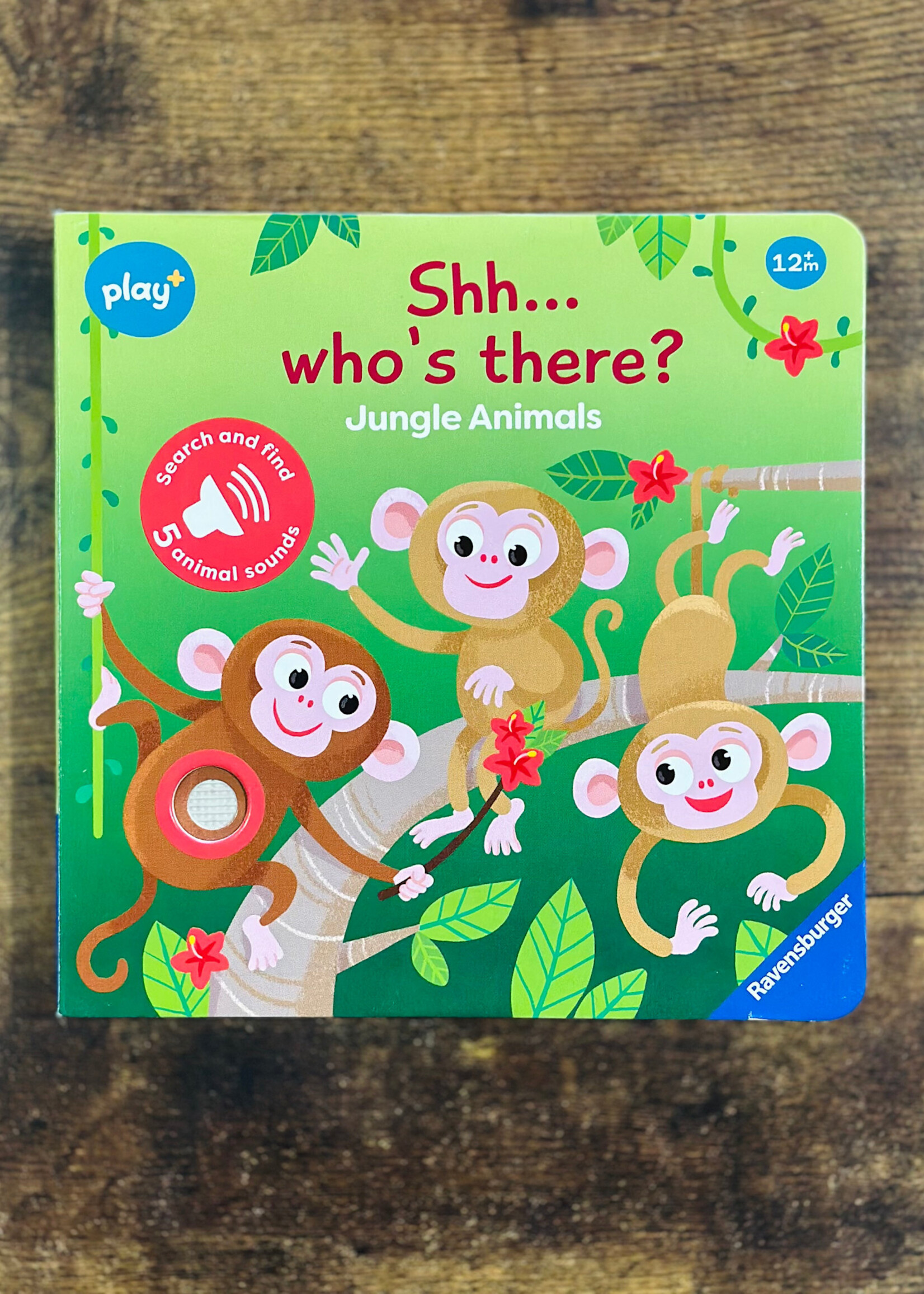 Ravensburger Book - Shh… Who’s There? Jungle Animals