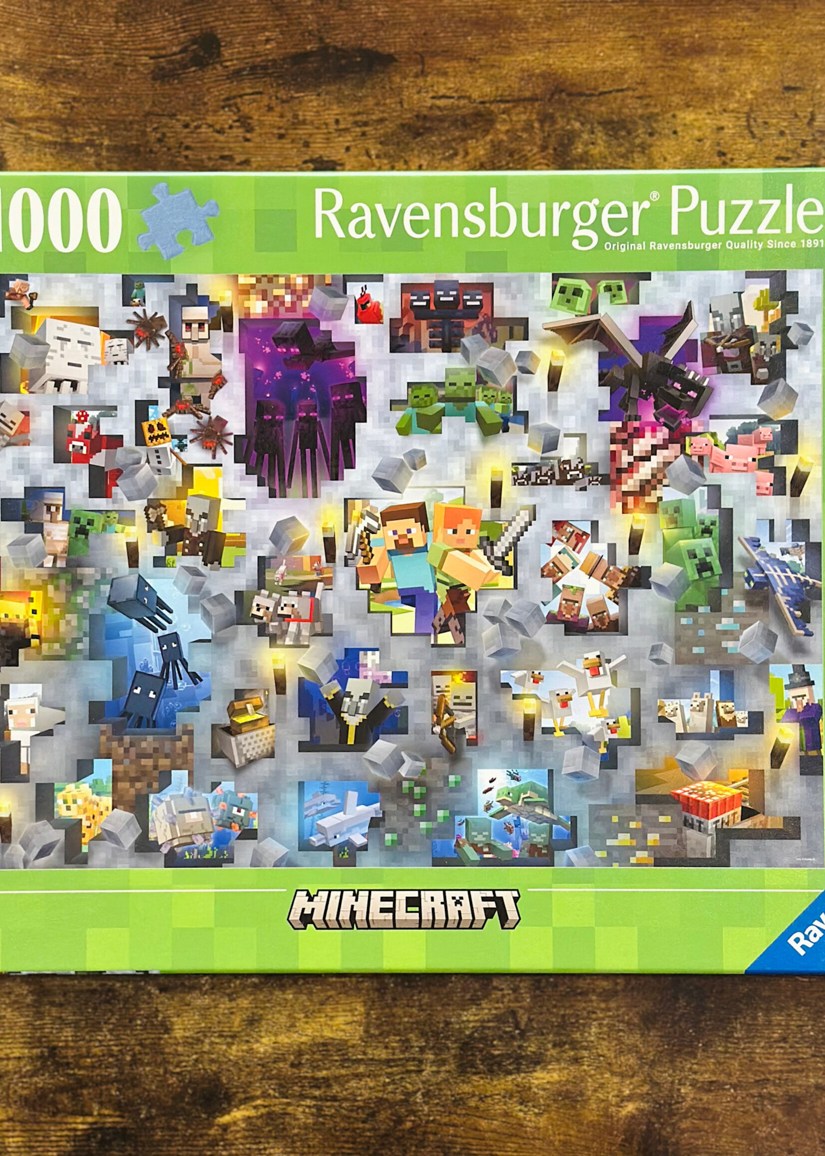 Ravensburger Puzzle - Minecraft Mobs 1000 Pc.