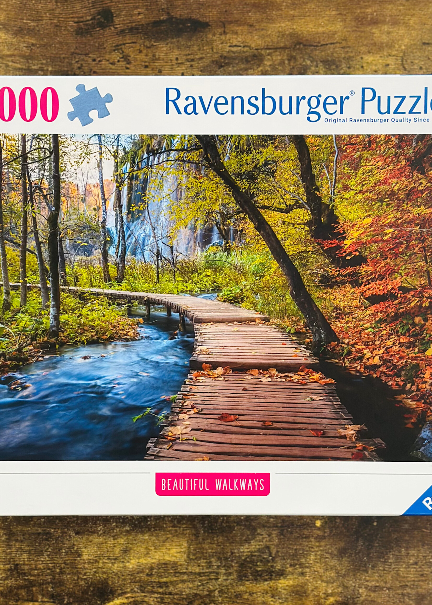 Ravensburger Puzzle - Autumnal Wood Trail (Beautiful Walkways) 1000 Pc.
