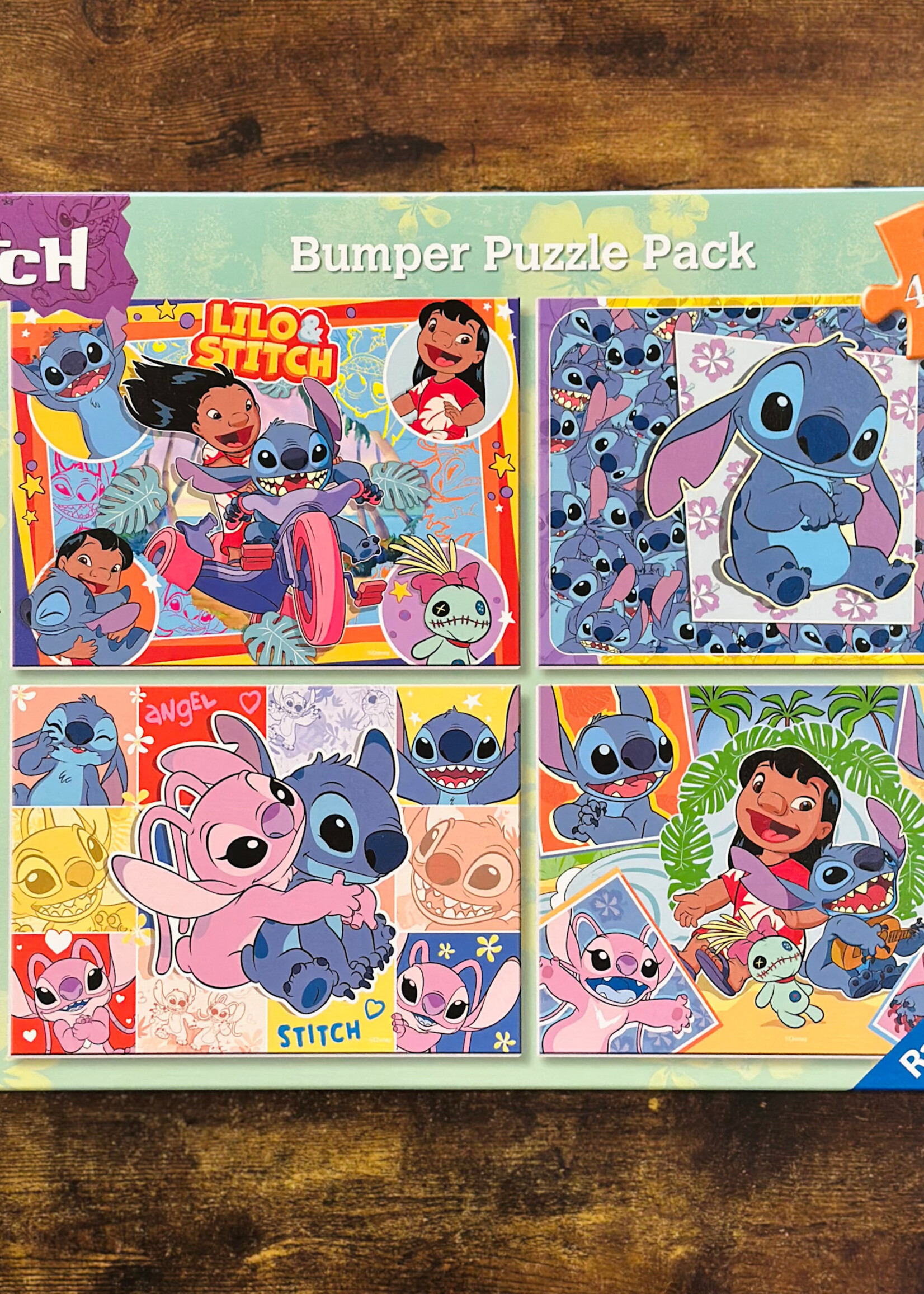 Ravensburger Puzzle - Stitch 4x100 Pc.