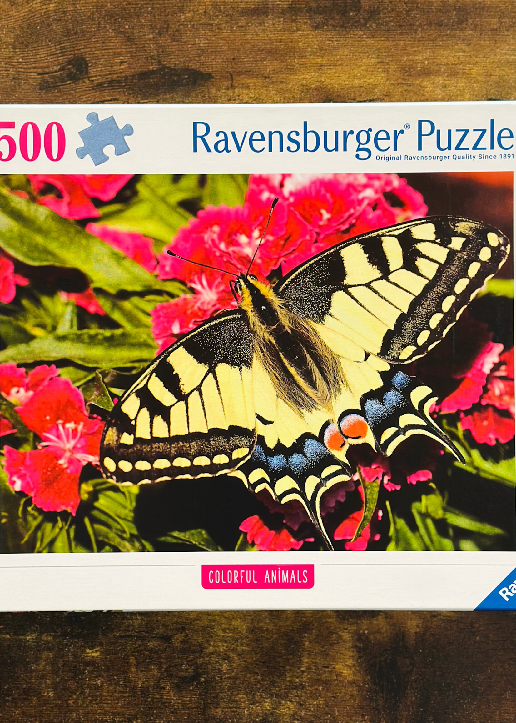 Ravensburger Puzzle - Butterfly (Colorful Animals) 500 Pc.