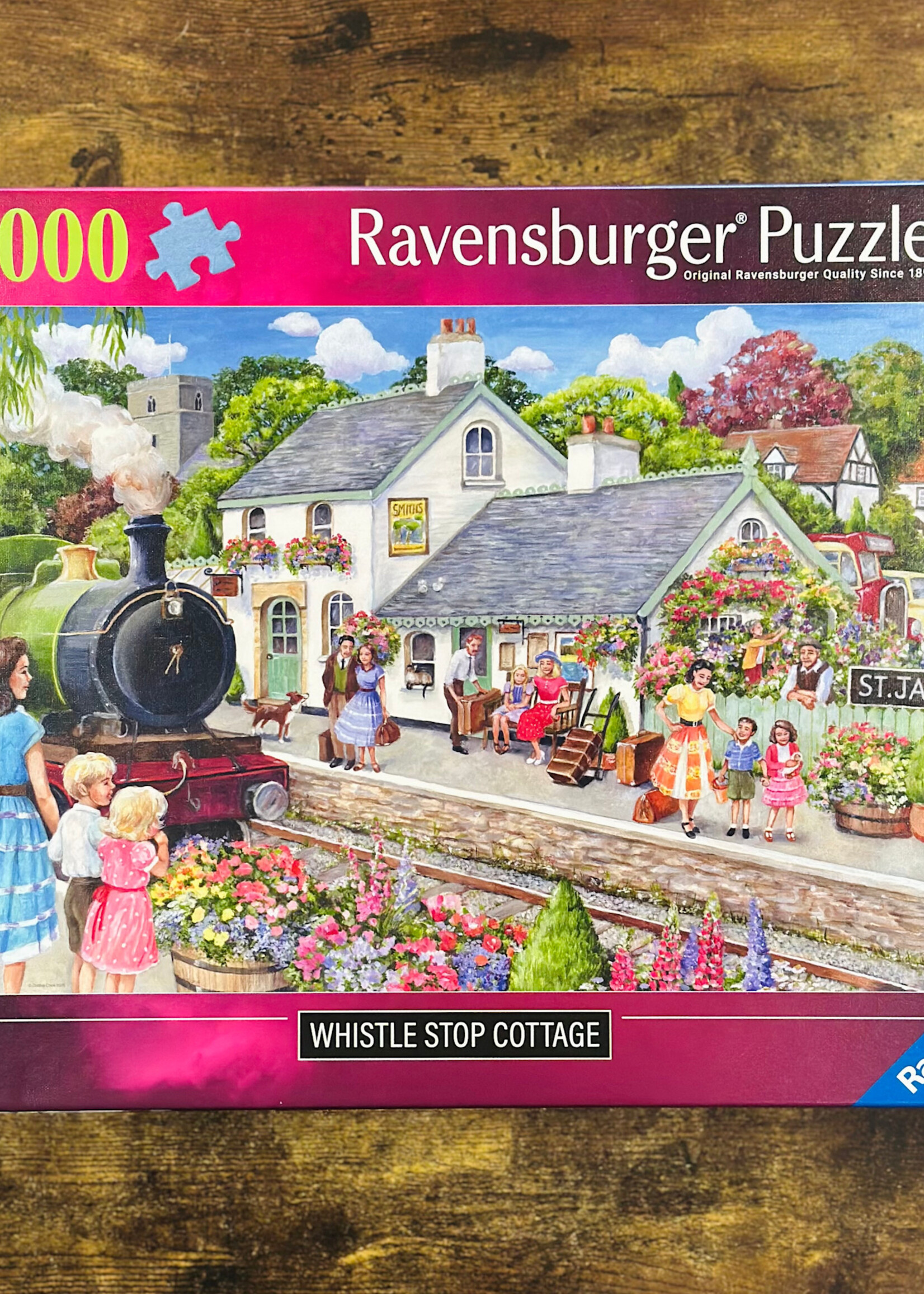 Ravensburger Puzzle - Whistle Stop Cottage 1000 Pc.