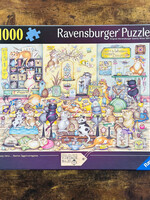 Ravensburger Puzzle - Crazy Cats…Easter Eggstravaganza (Vintage No. 20) 1000 Pc.