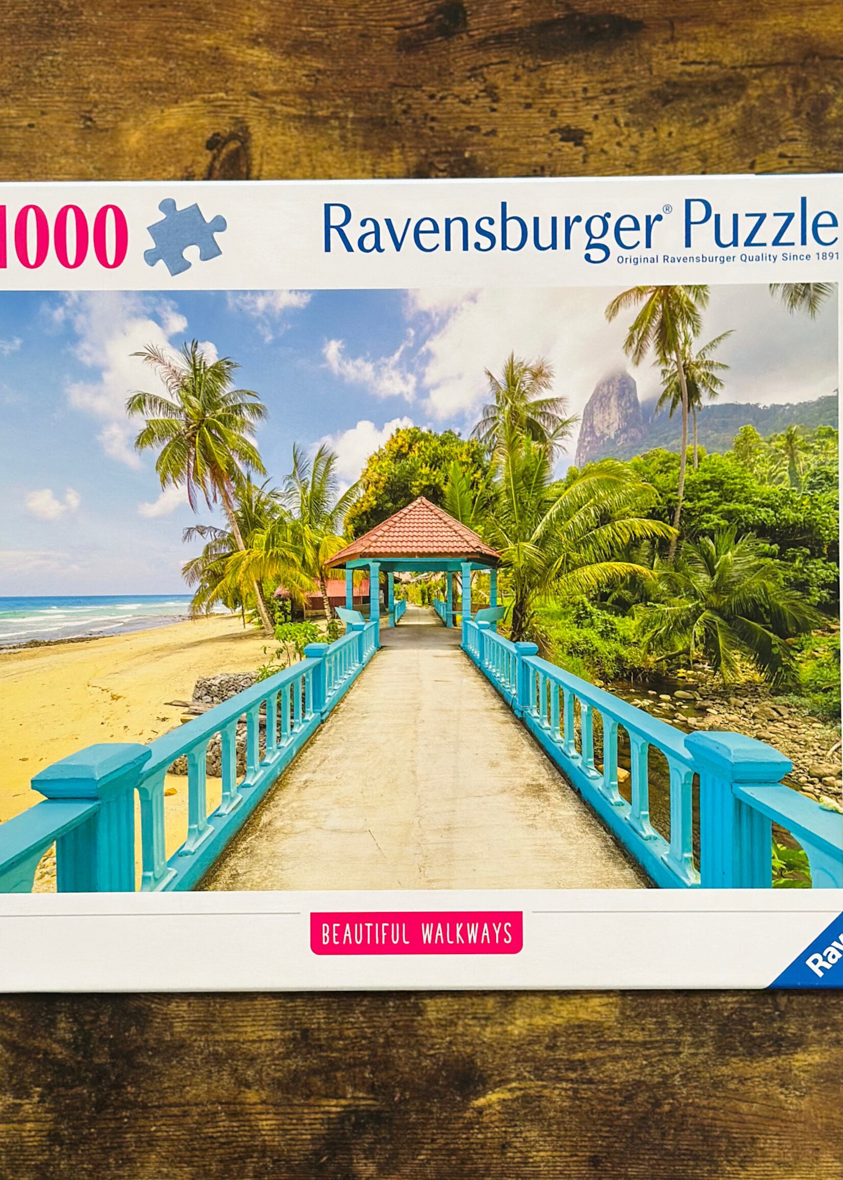 Ravensburger Puzzle - Colorful Bridge in Malaysia (Beautiful Walkways) 1000 Pc.